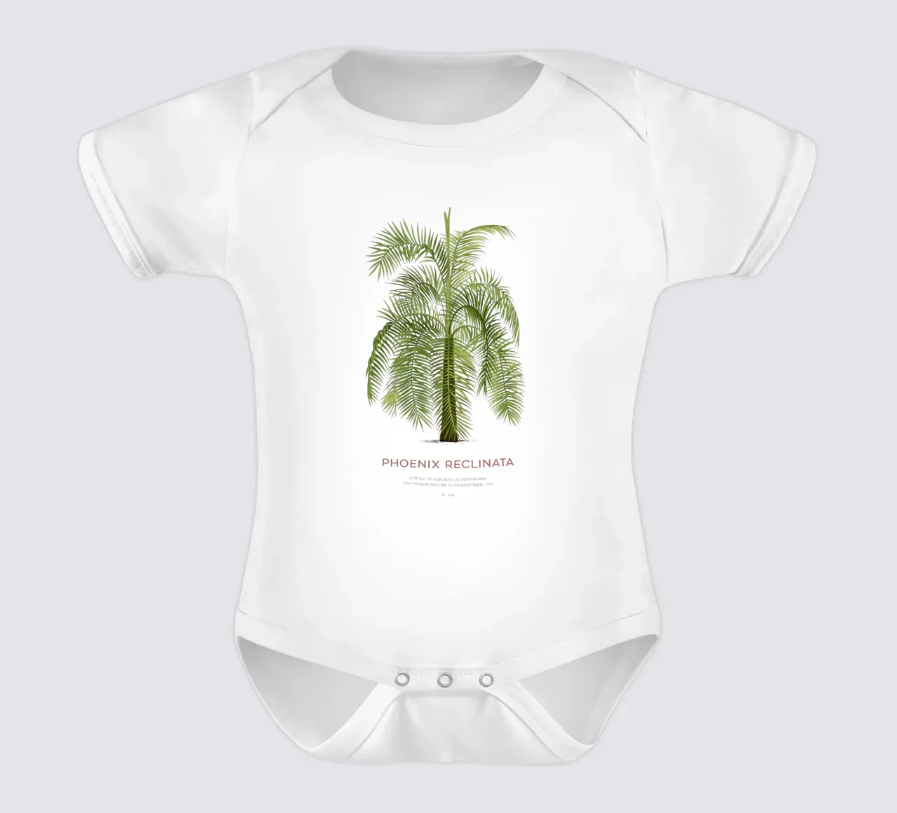 Palmera datilera árabe o Phoenix reclinata body de bebé de Vintagrafica