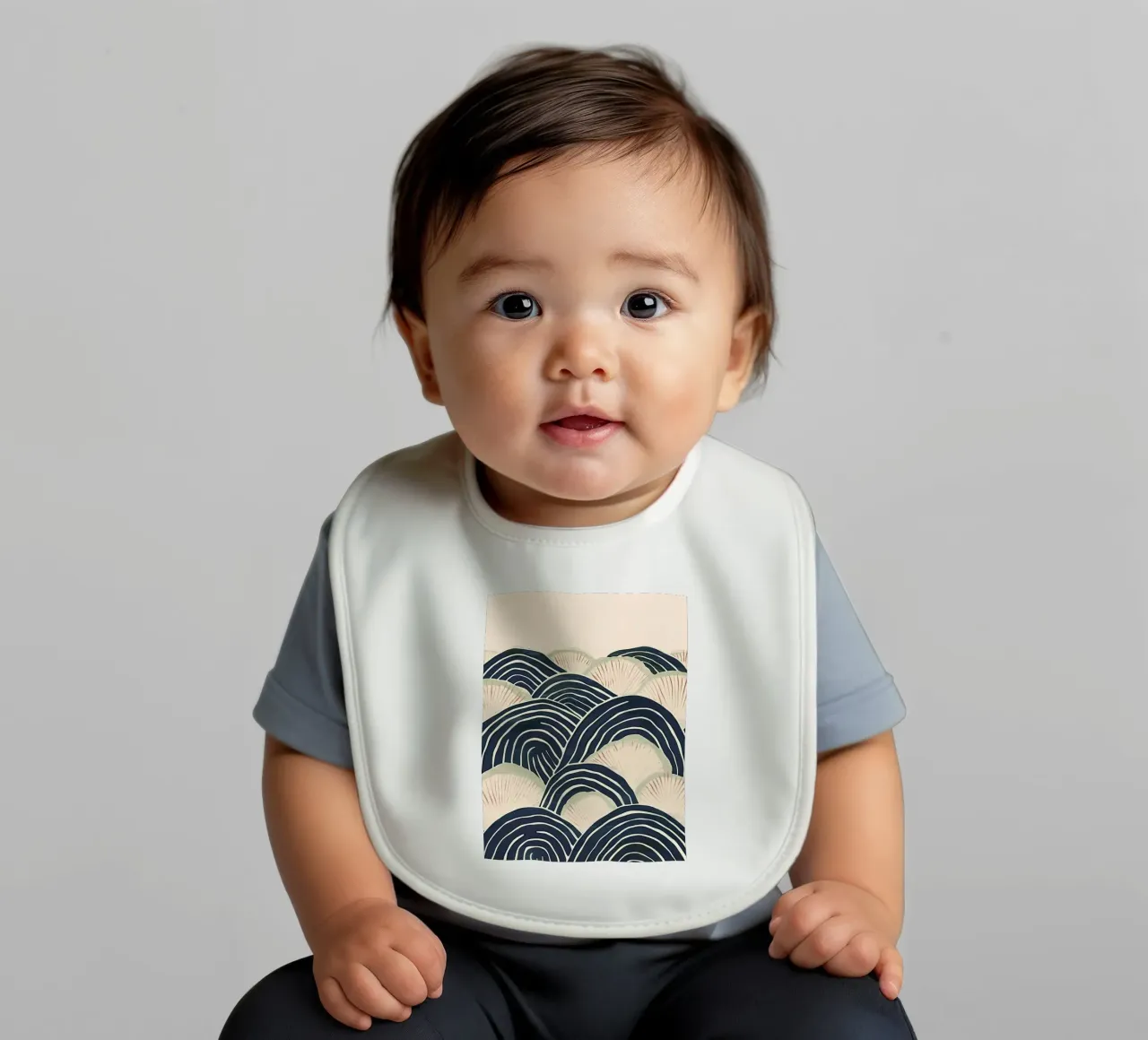 Arched Wave Forms bavaglino da softsoul