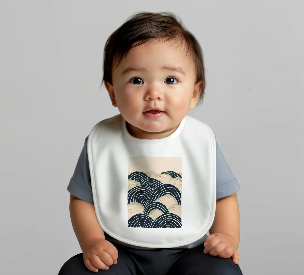 Arched Wave Forms bavaglino da softsoul