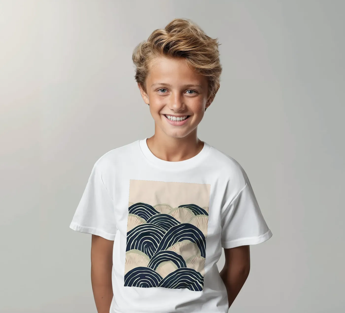 Arched Wave Forms t-shirt bambini da softsoul