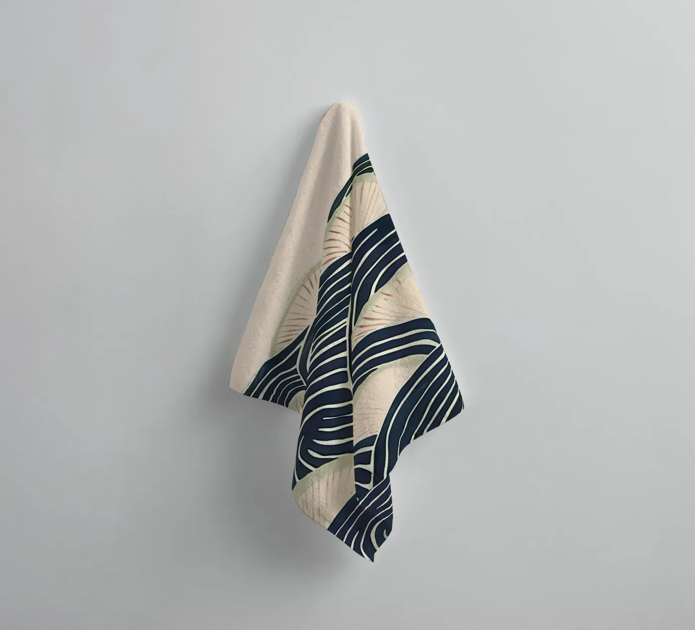 Arched Wave Forms towel by softsoul