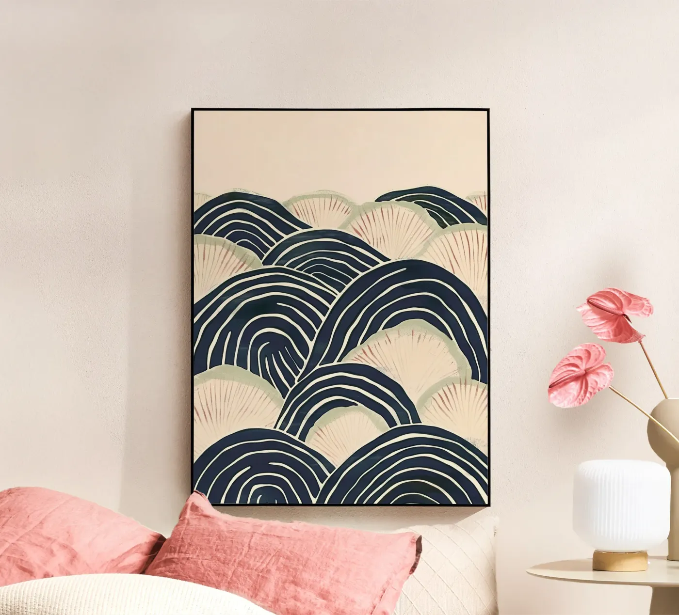 Arched Wave Forms Acryl-Glas von softsoul