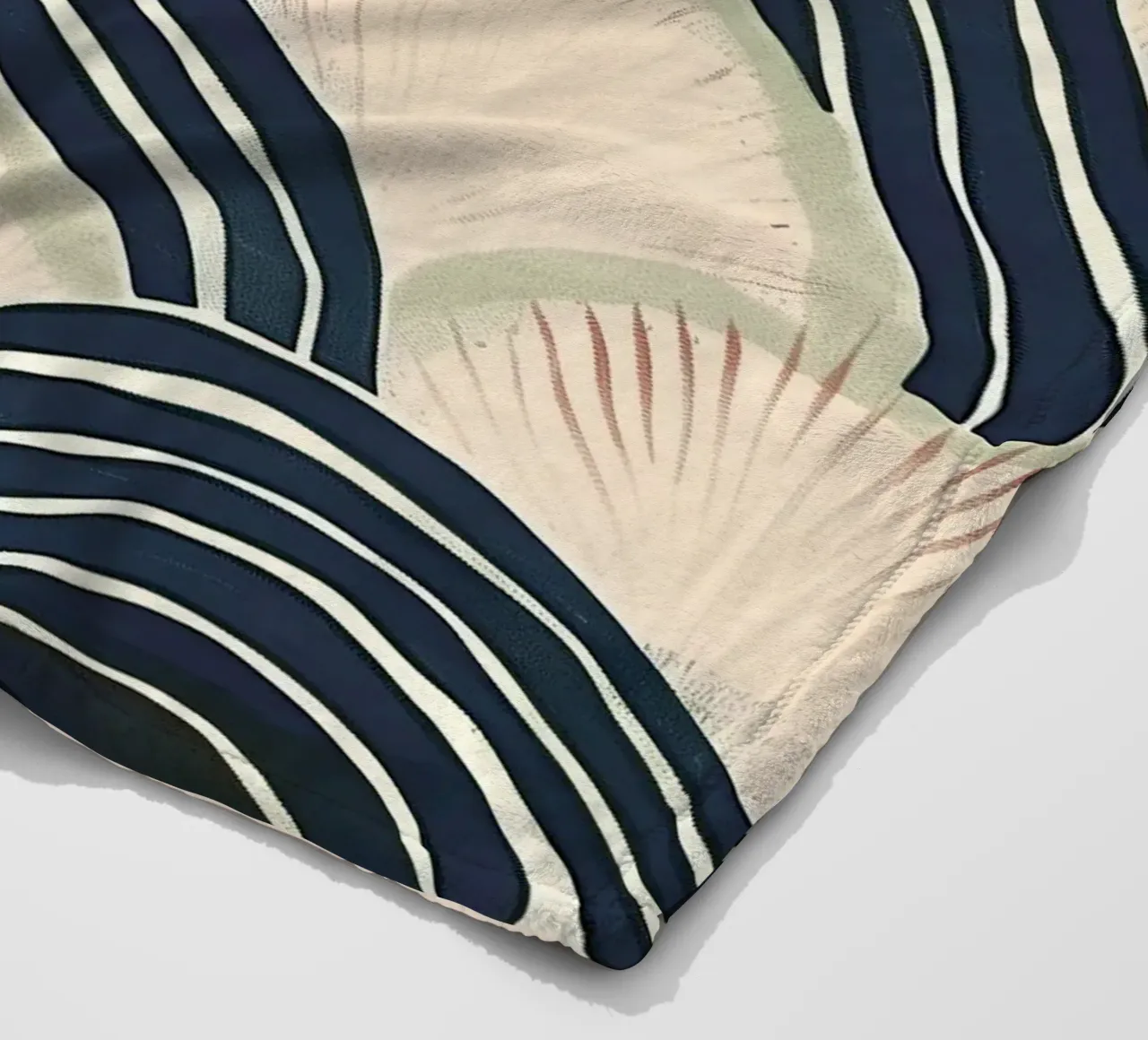 Arched Wave Forms Fleecedecke von softsoul