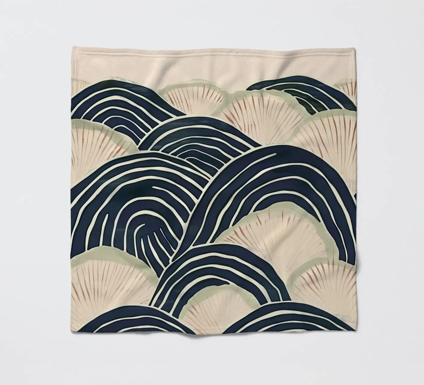 Arched Wave Forms plaid polaire de softsoul