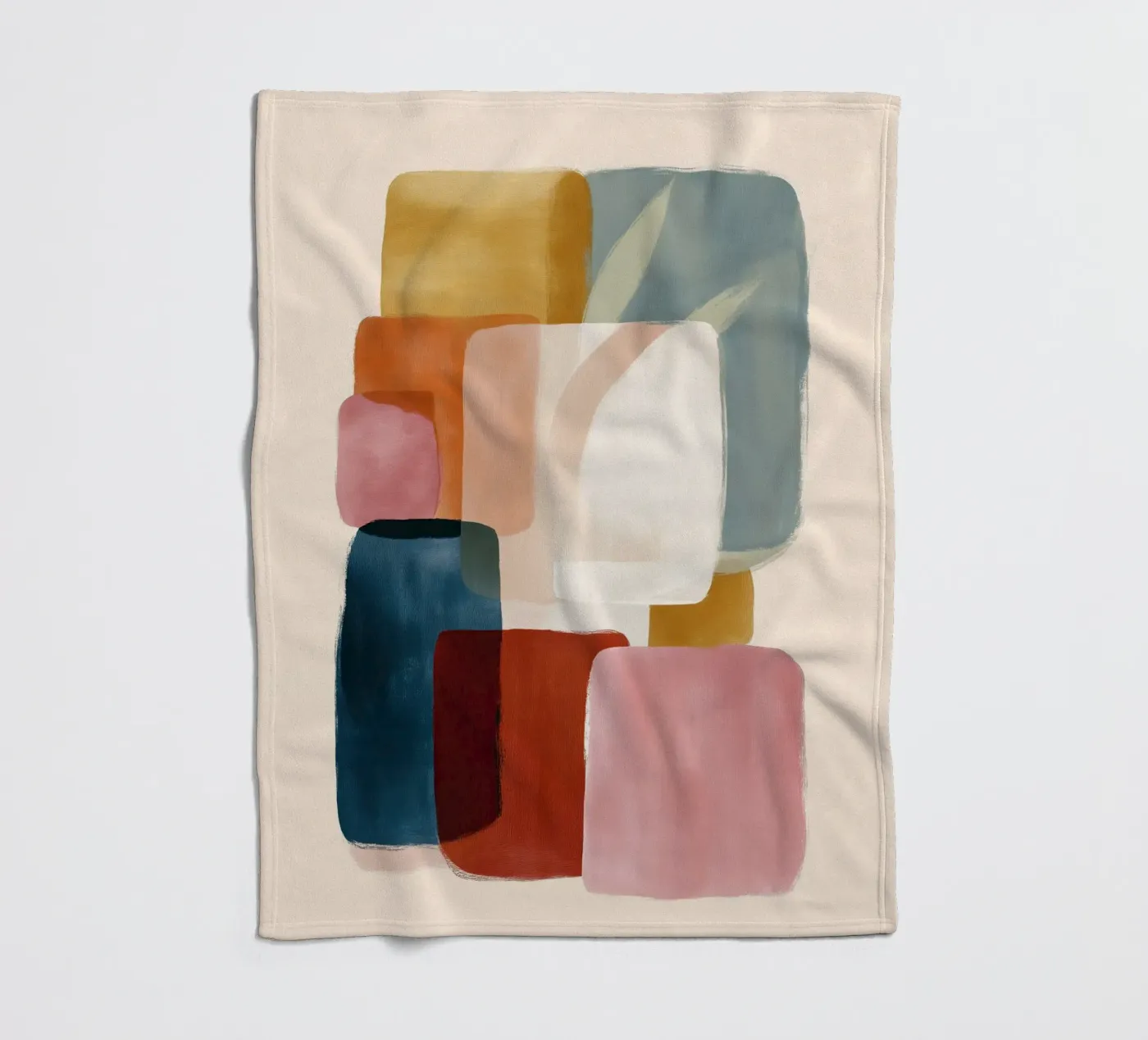 Abstract Color Stack fleecedeken van softsoul