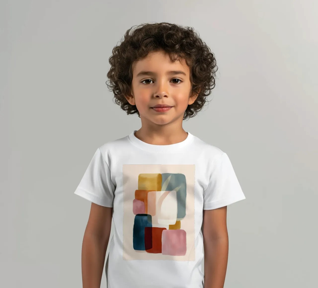 Abstract Color Stack t-shirt bambini da softsoul