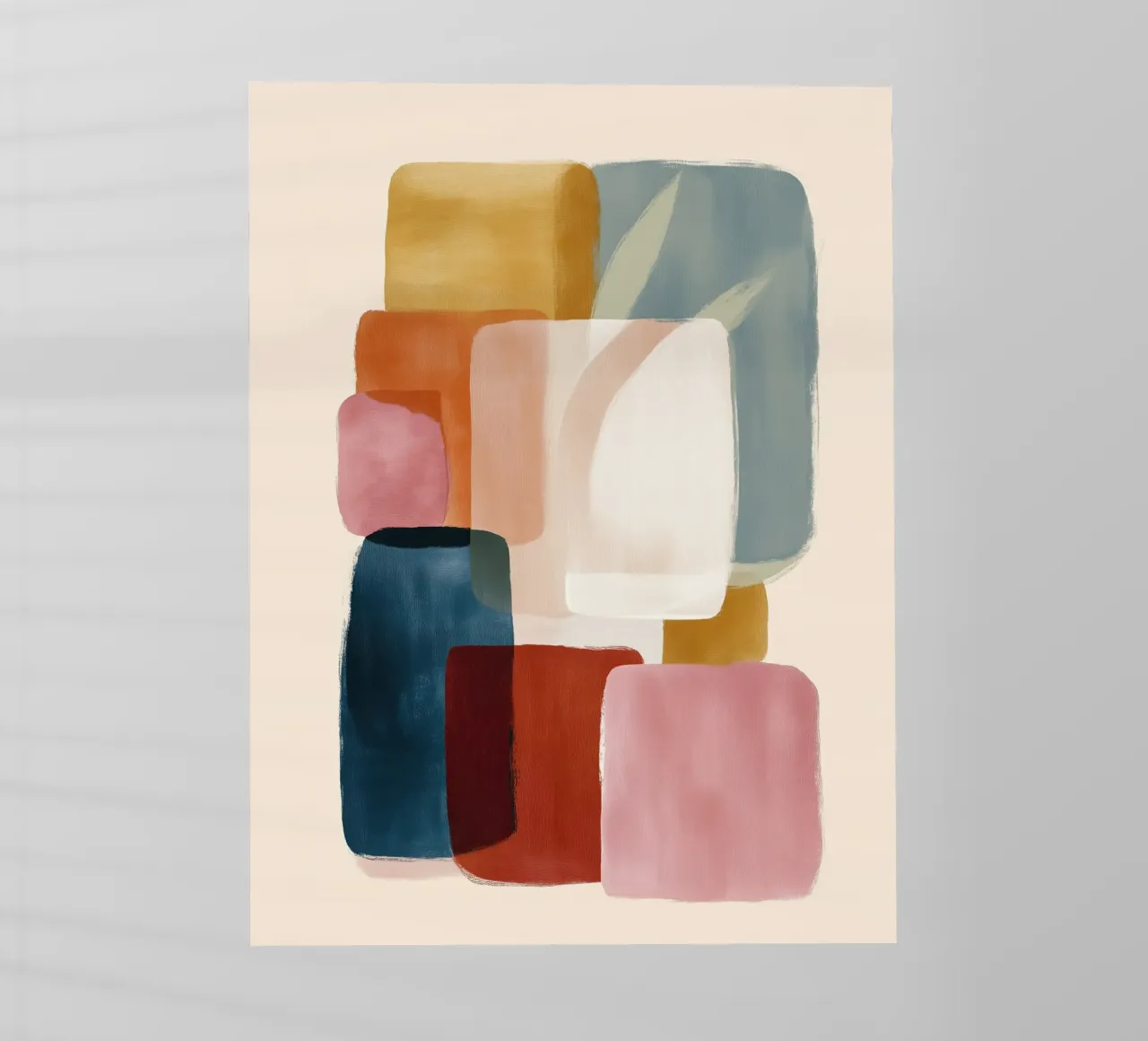 Abstract Color Stack pellicola backlit da softsoul