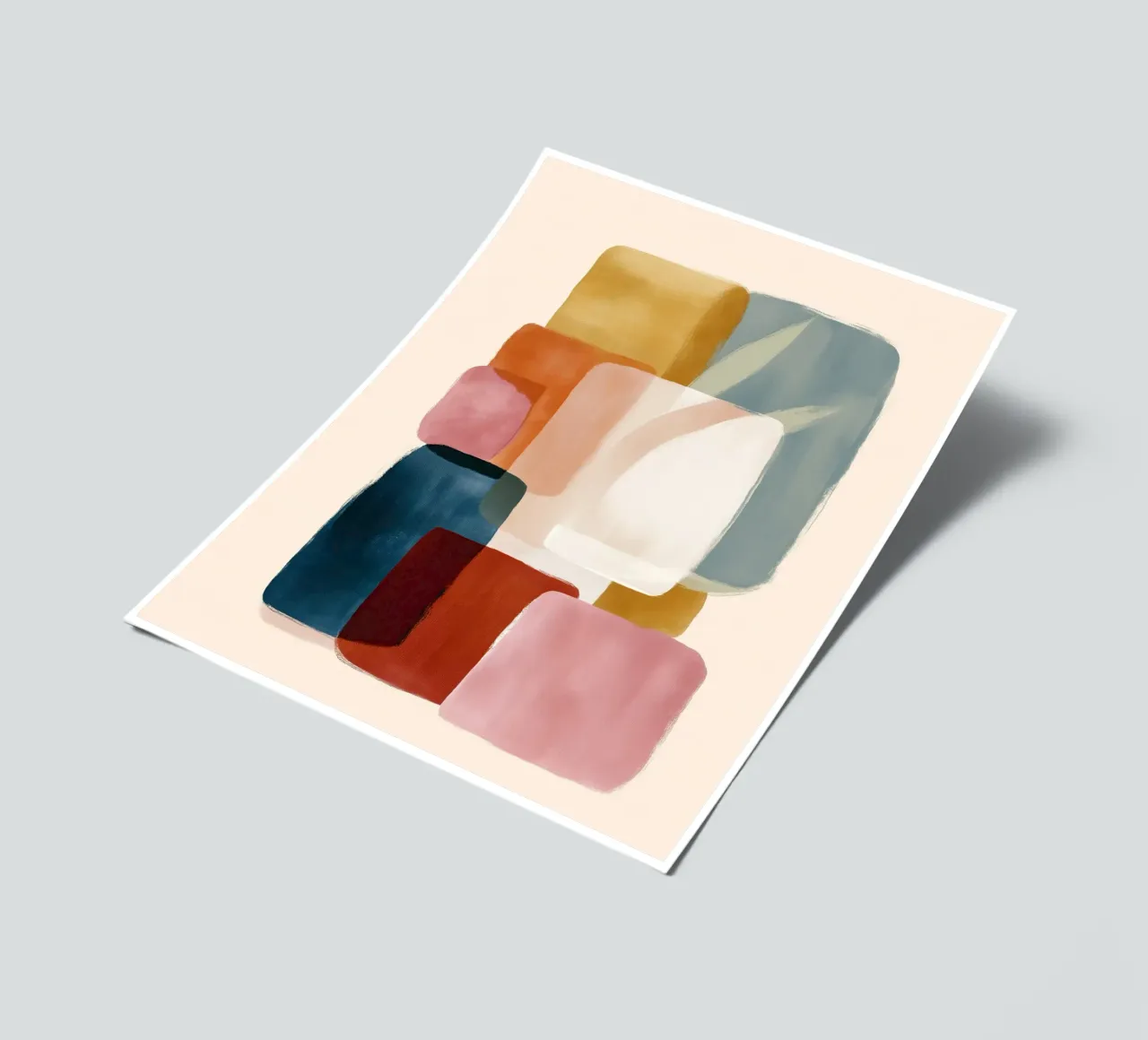 Abstract Color Stack sticker sheet by softsoul