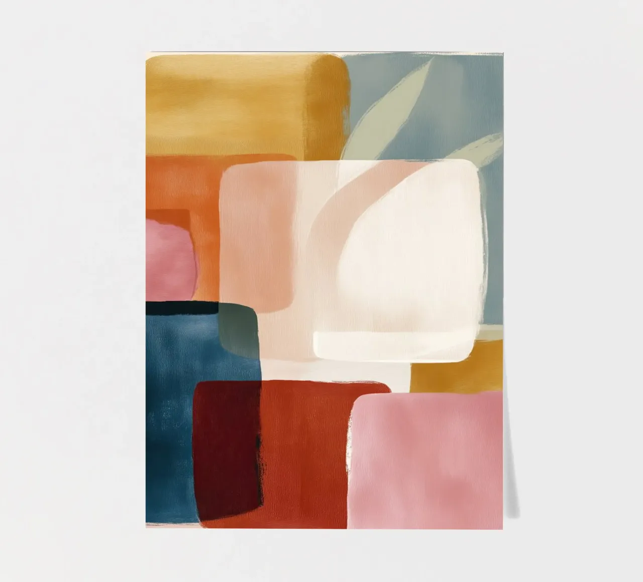 Abstract Color Stack sticker sheet by softsoul