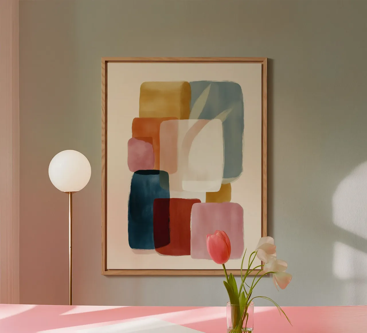 Abstract Color Stack alluminio dibond da softsoul