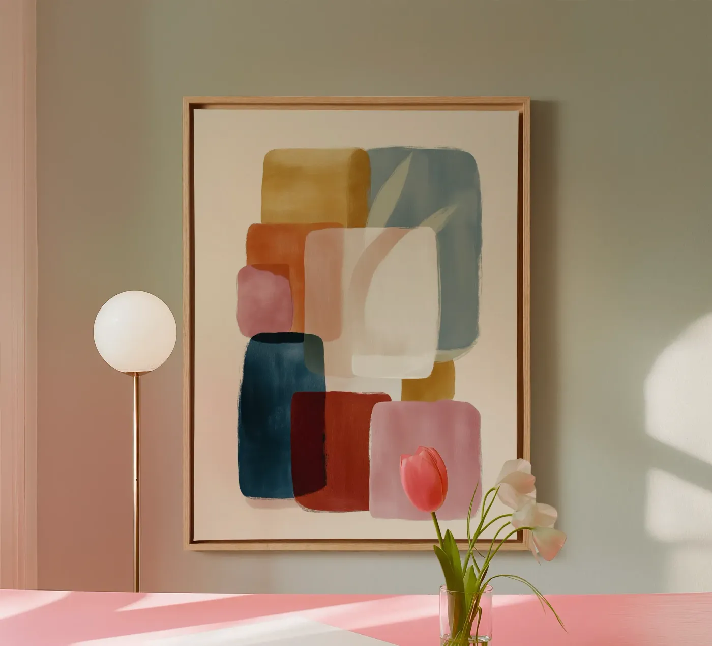 Abstract Color Stack tela da softsoul