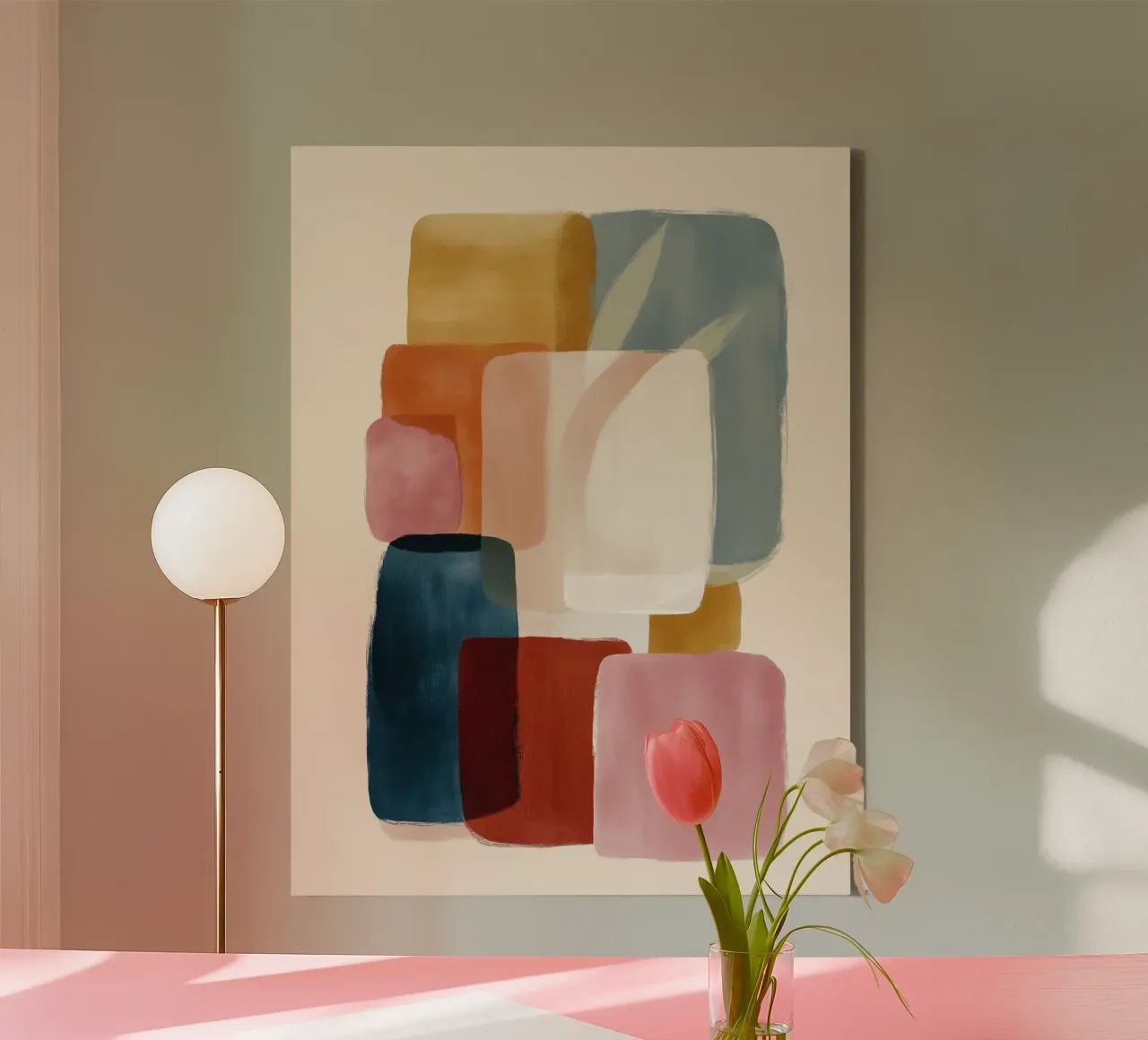 Abstract Color Stack tela da softsoul