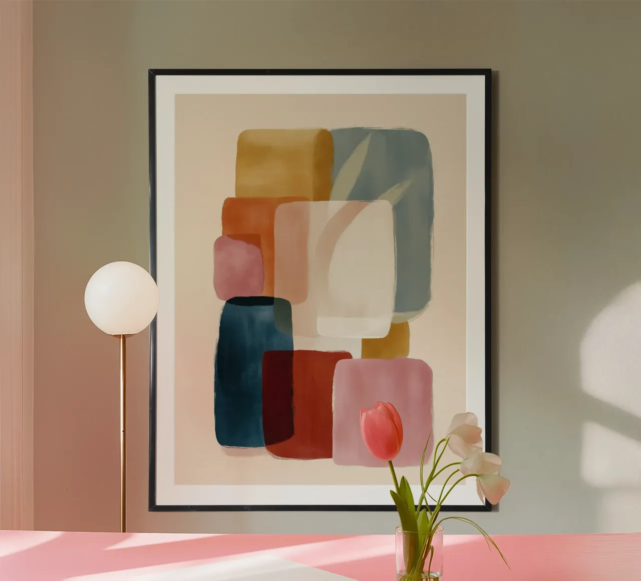 Abstract Color Stack poster by softsoul