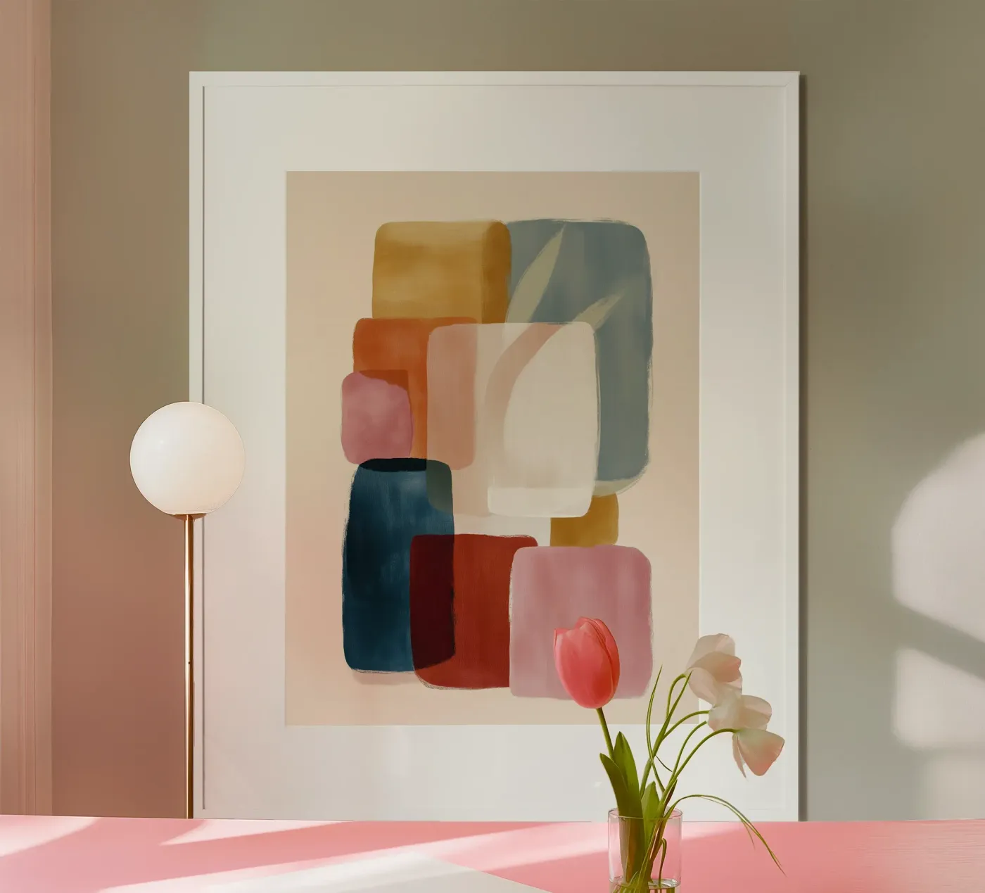 Abstract Color Stack poster da softsoul