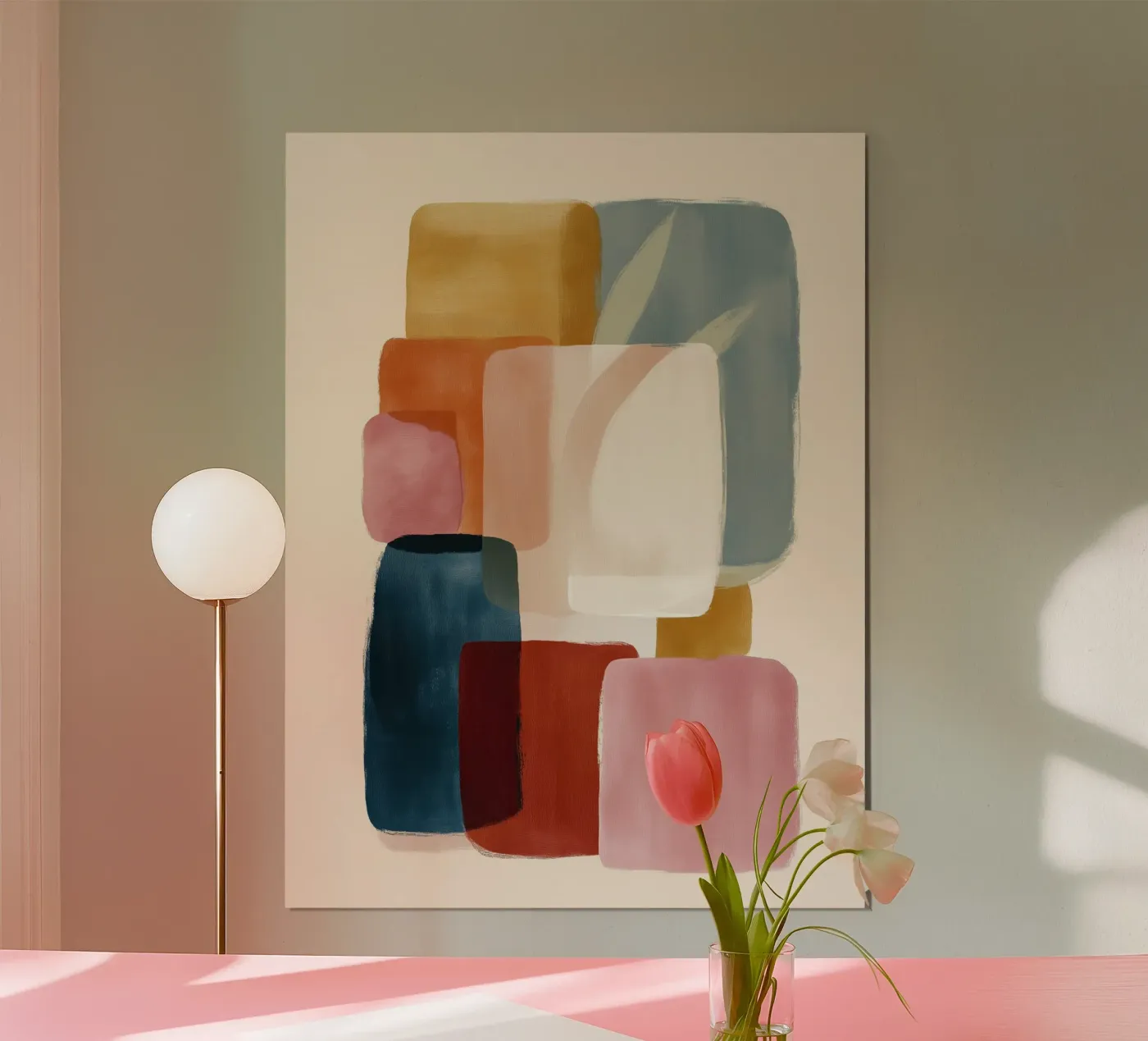 Abstract Color Stack poster da softsoul