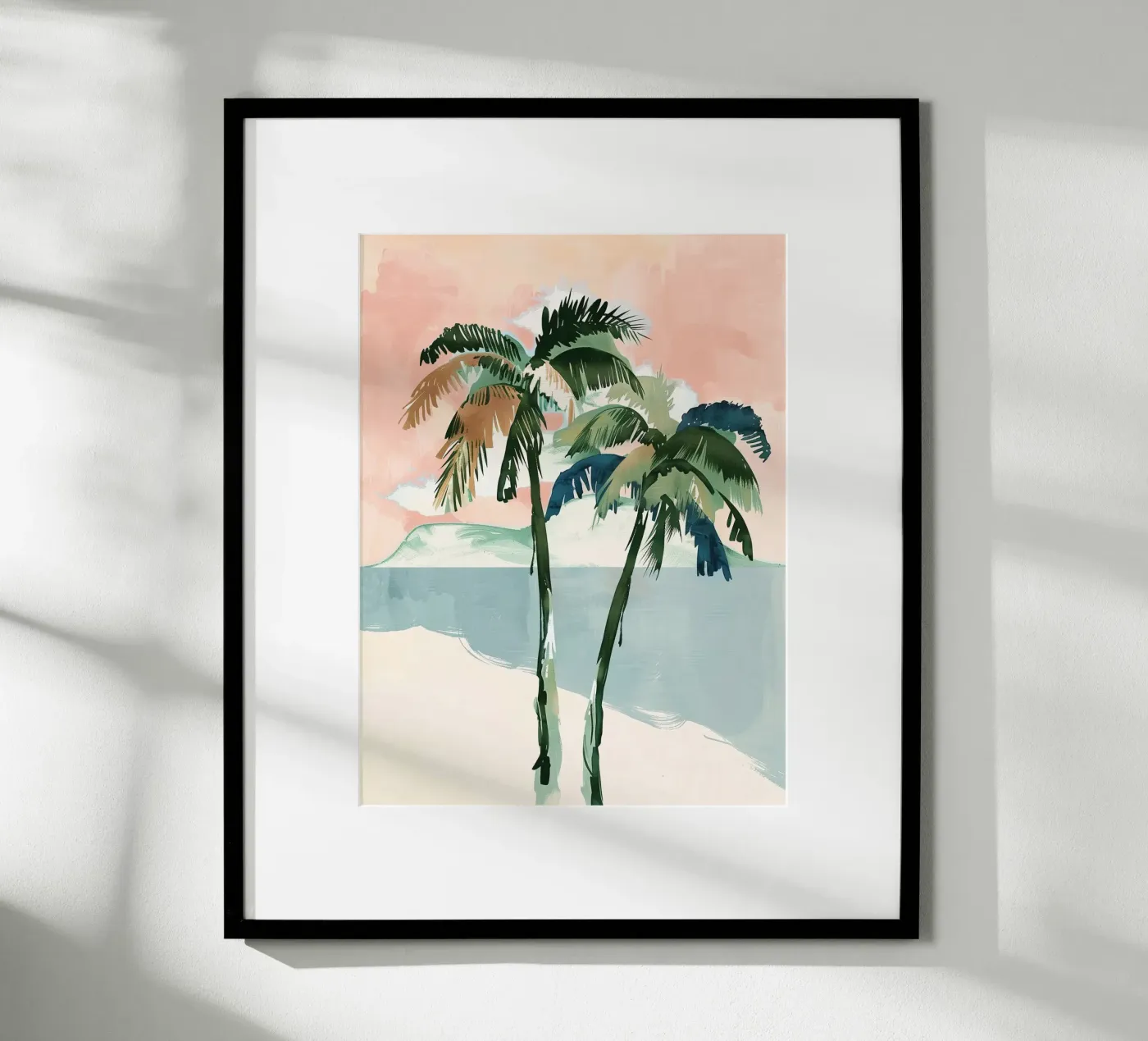 Palm Trees Poster von softsoul