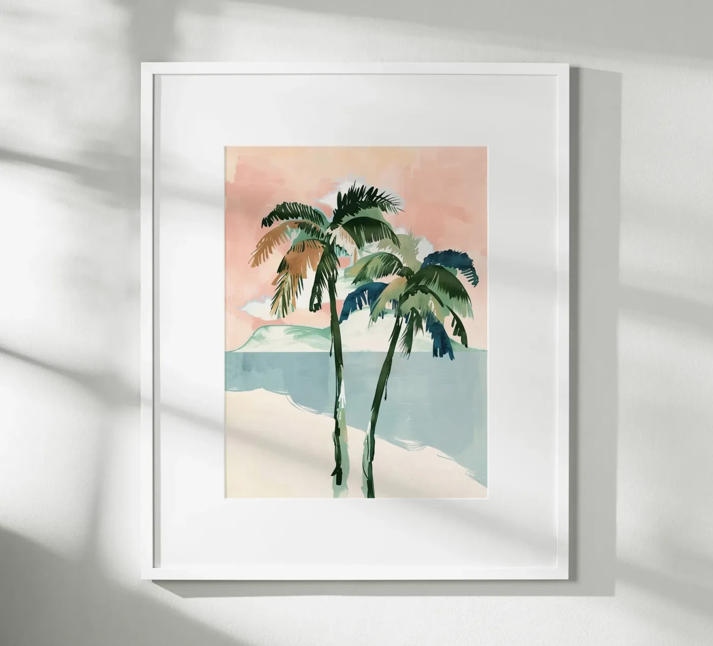 Palm Trees Poster von softsoul