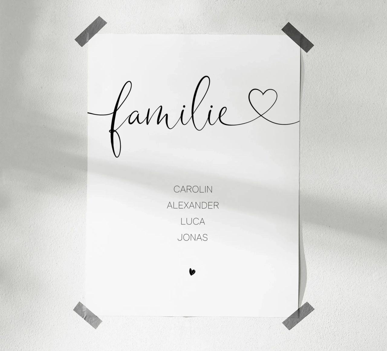 Familie Poster von artographieHome