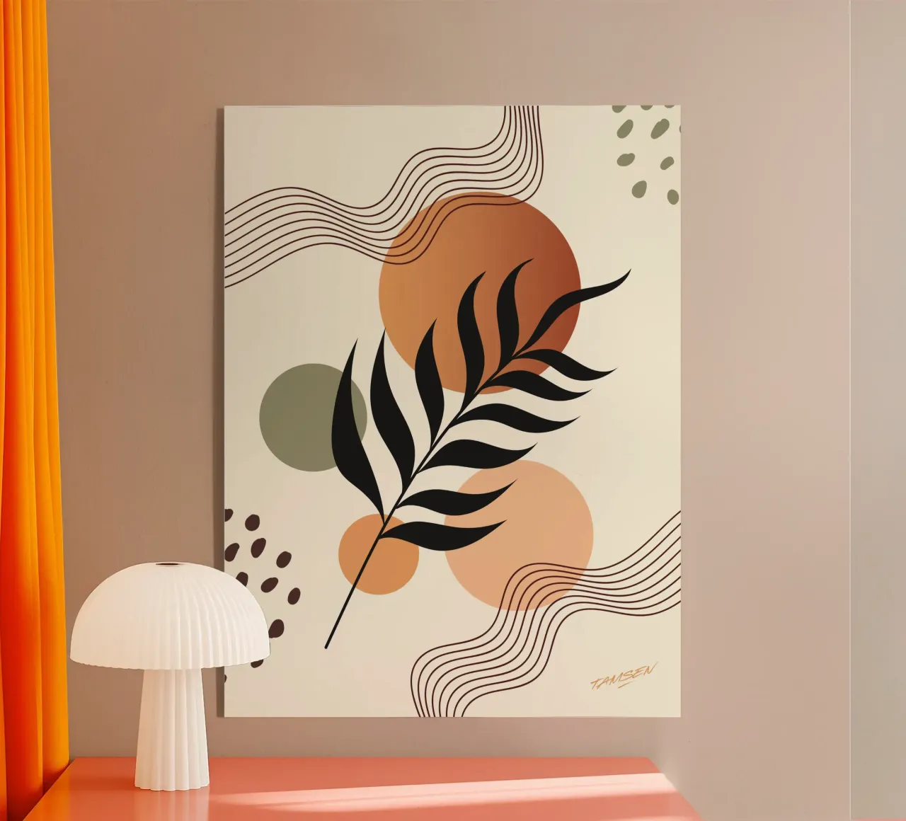 Vegetale N°1 plexiglass da Tamsen Design