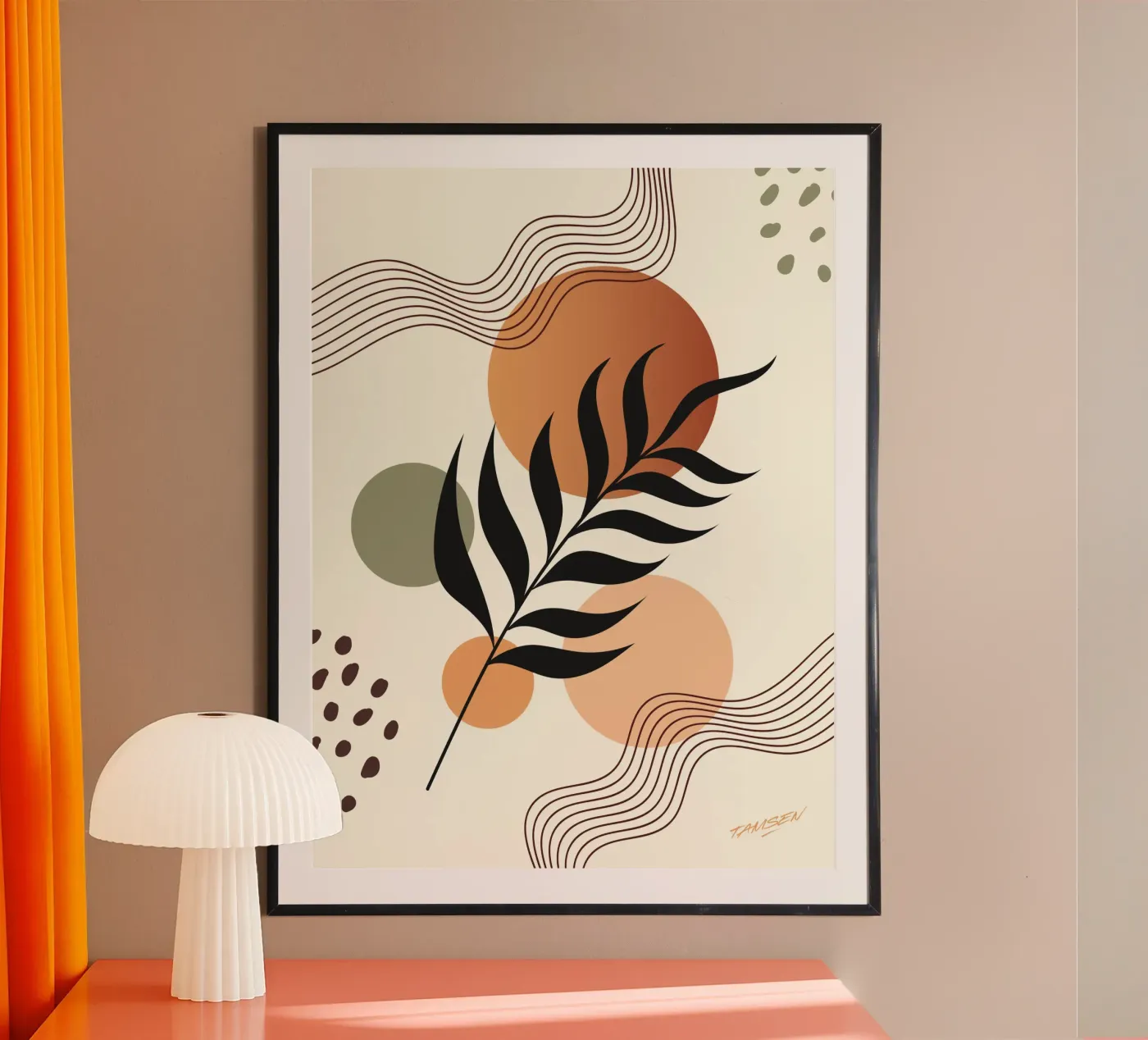 Vegetale N°1 poster da Tamsen Design
