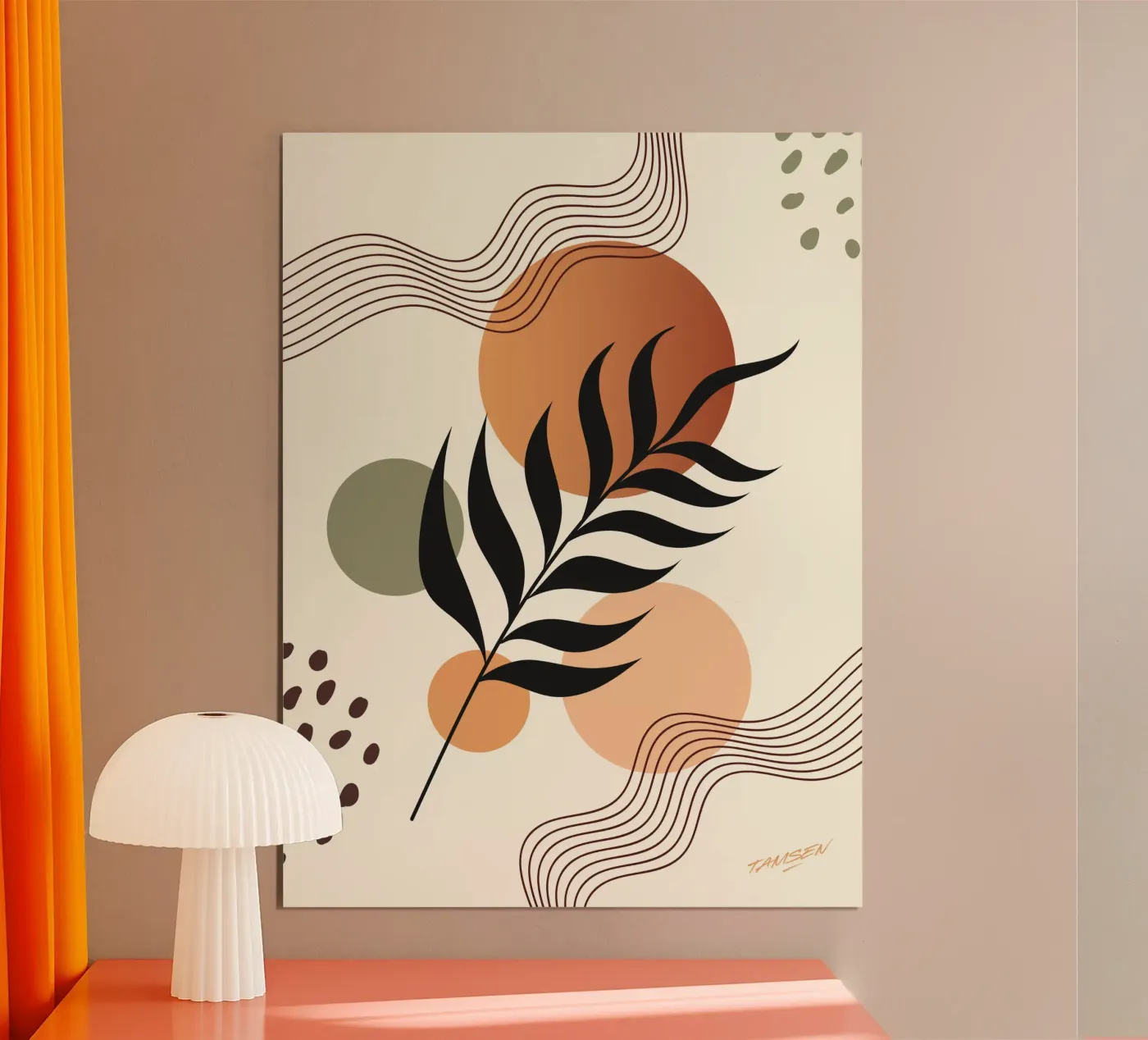 Vegetale N°1 poster da Tamsen Design