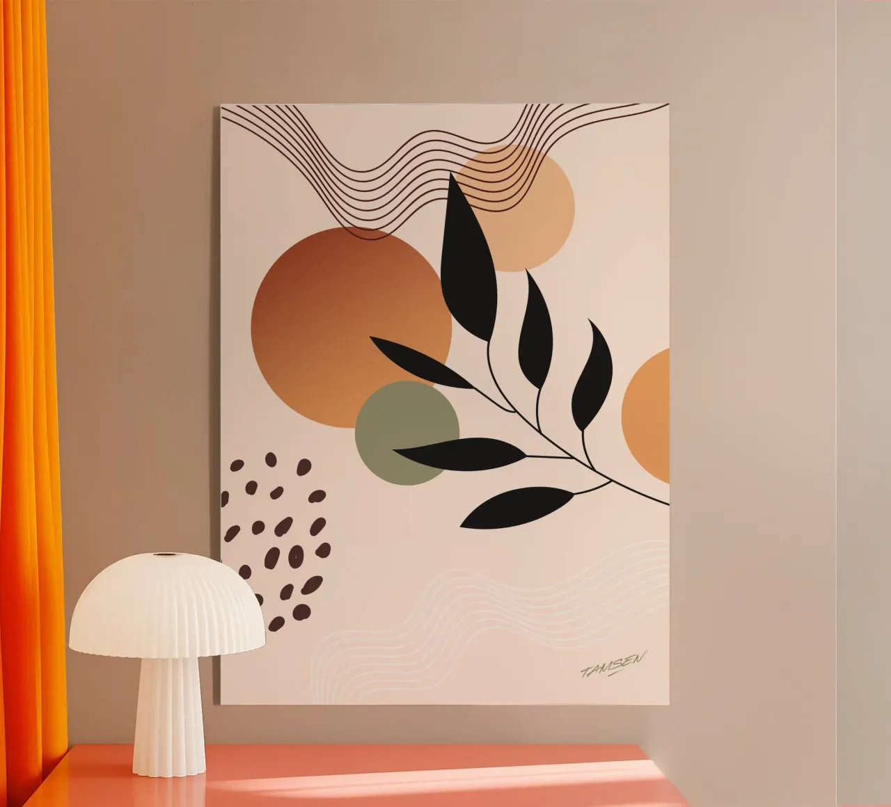 Vegetale N°2 plexiglass da Tamsen Design