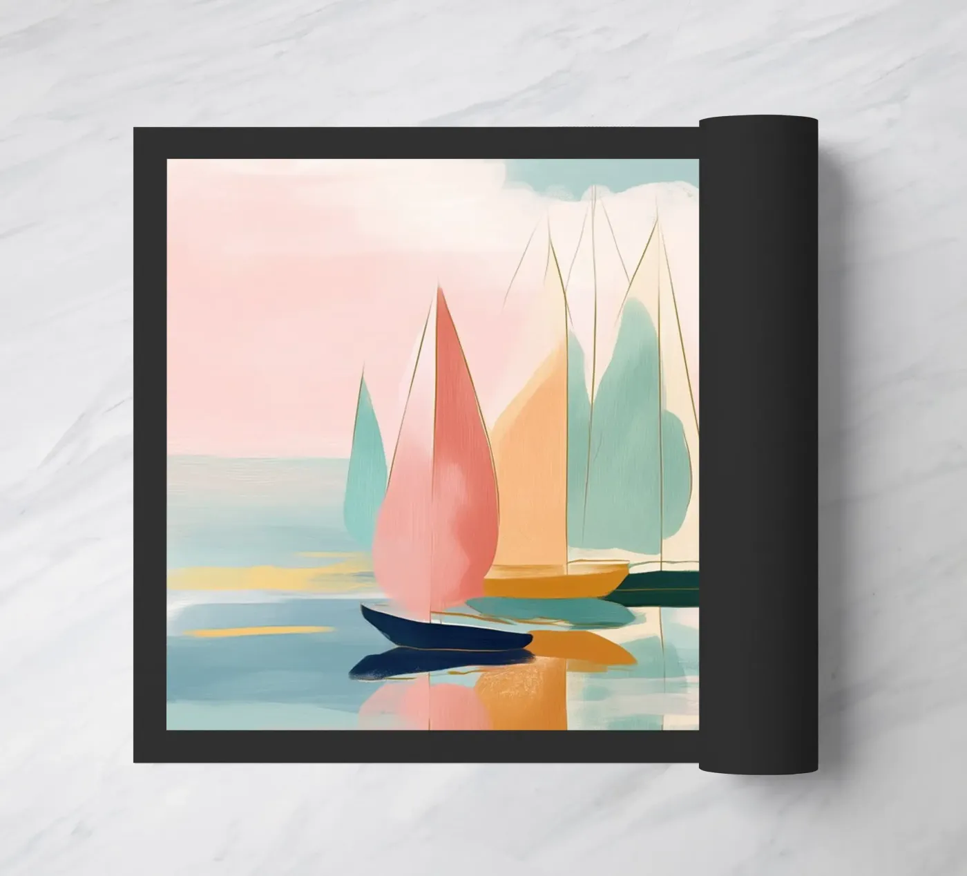 Harbor Reflections doormat by softsoul