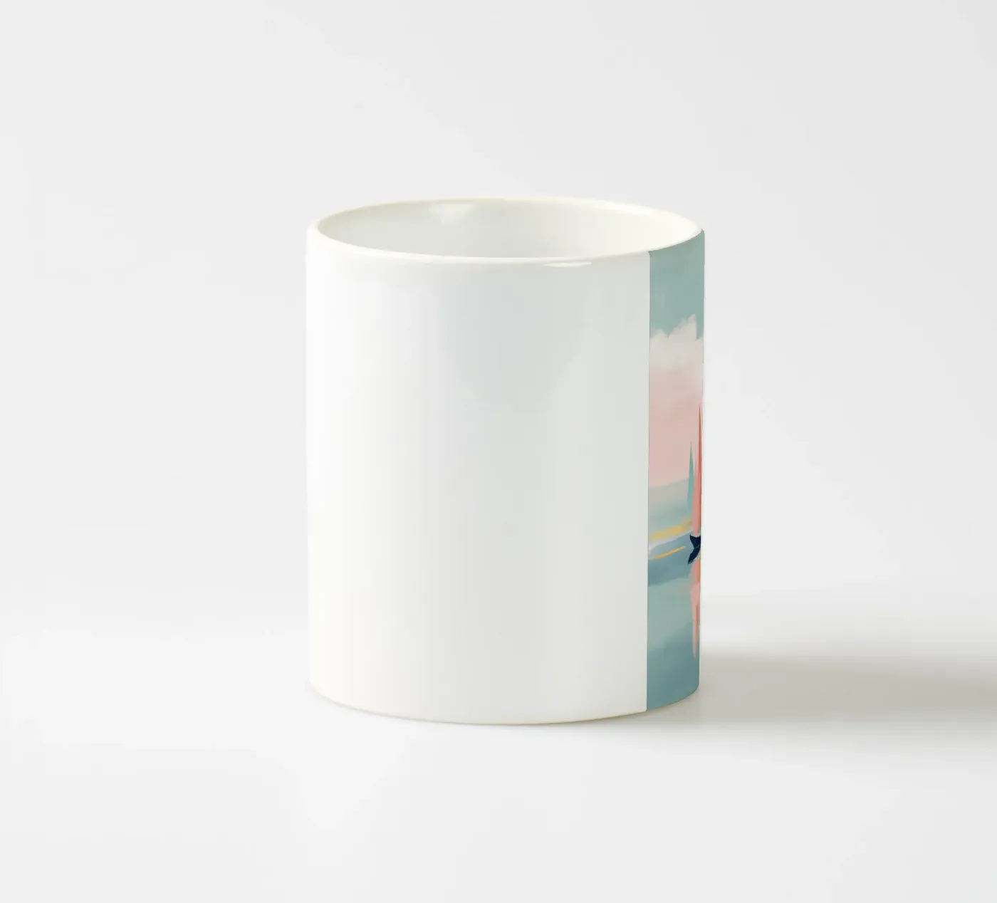 Harbor Reflections ceramic mug by softsoul