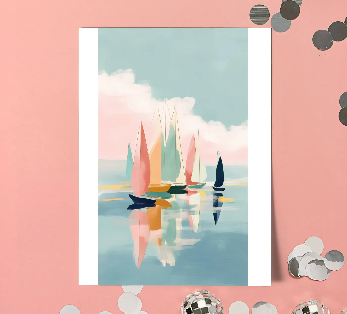Harbor Reflections sticker sheet by softsoul
