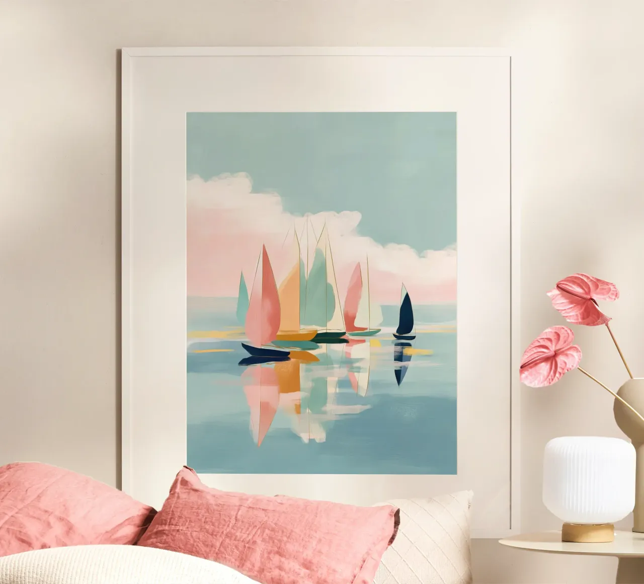 Harbor Reflections poster da softsoul