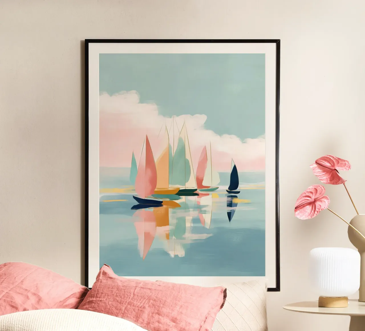 Harbor Reflections poster da softsoul