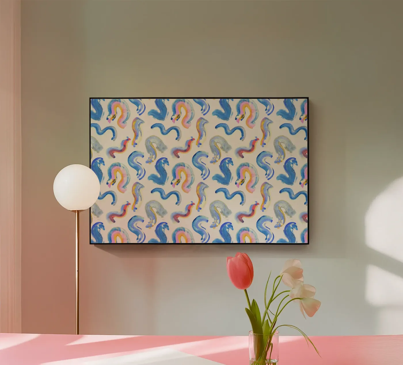 Funky Strokes Pattern No 06 plexiglass da treechild
