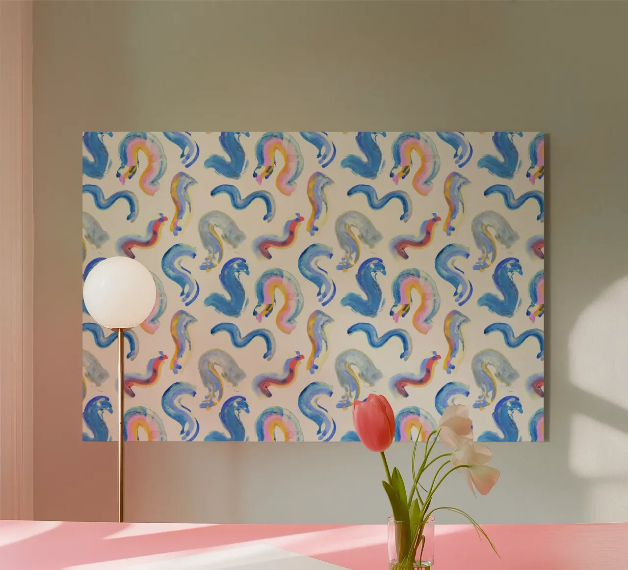 Funky Strokes Pattern No 06 plexiglass da treechild