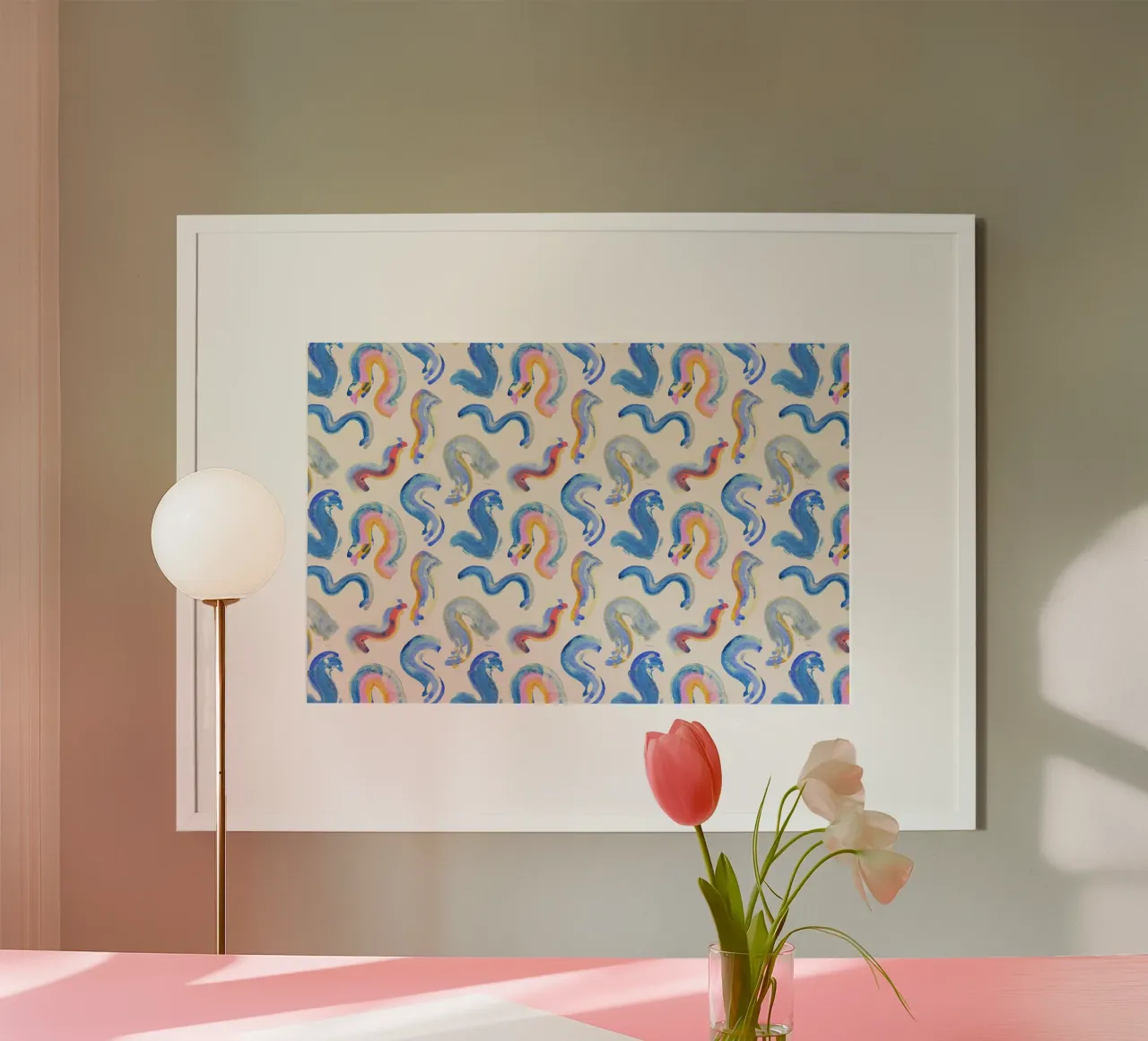 Funky Strokes Pattern No 06 poster da treechild