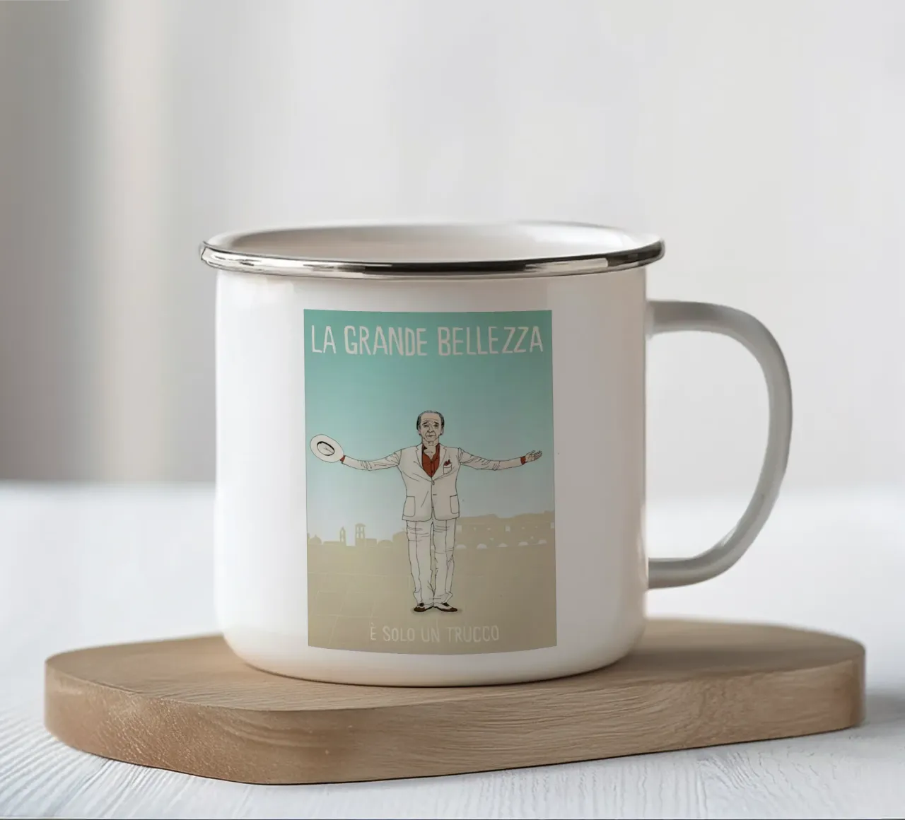La Grande Bellezza tazza in smalto da Mary and the Locks