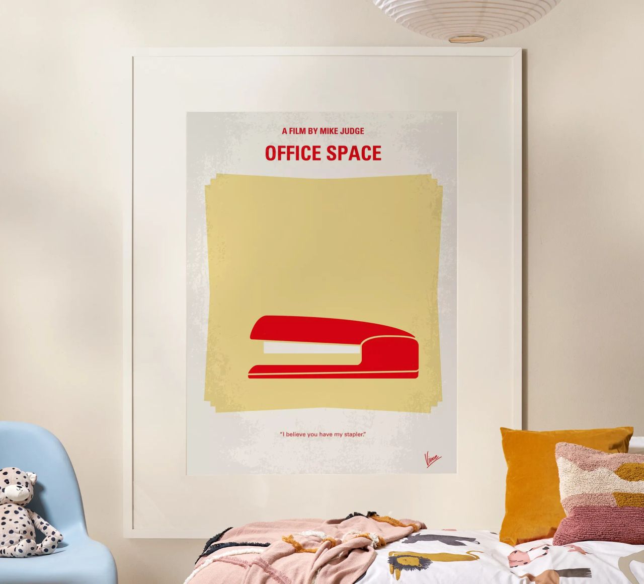 No255 My OFFICE SPACE minimal movie poster poster by Chungkong