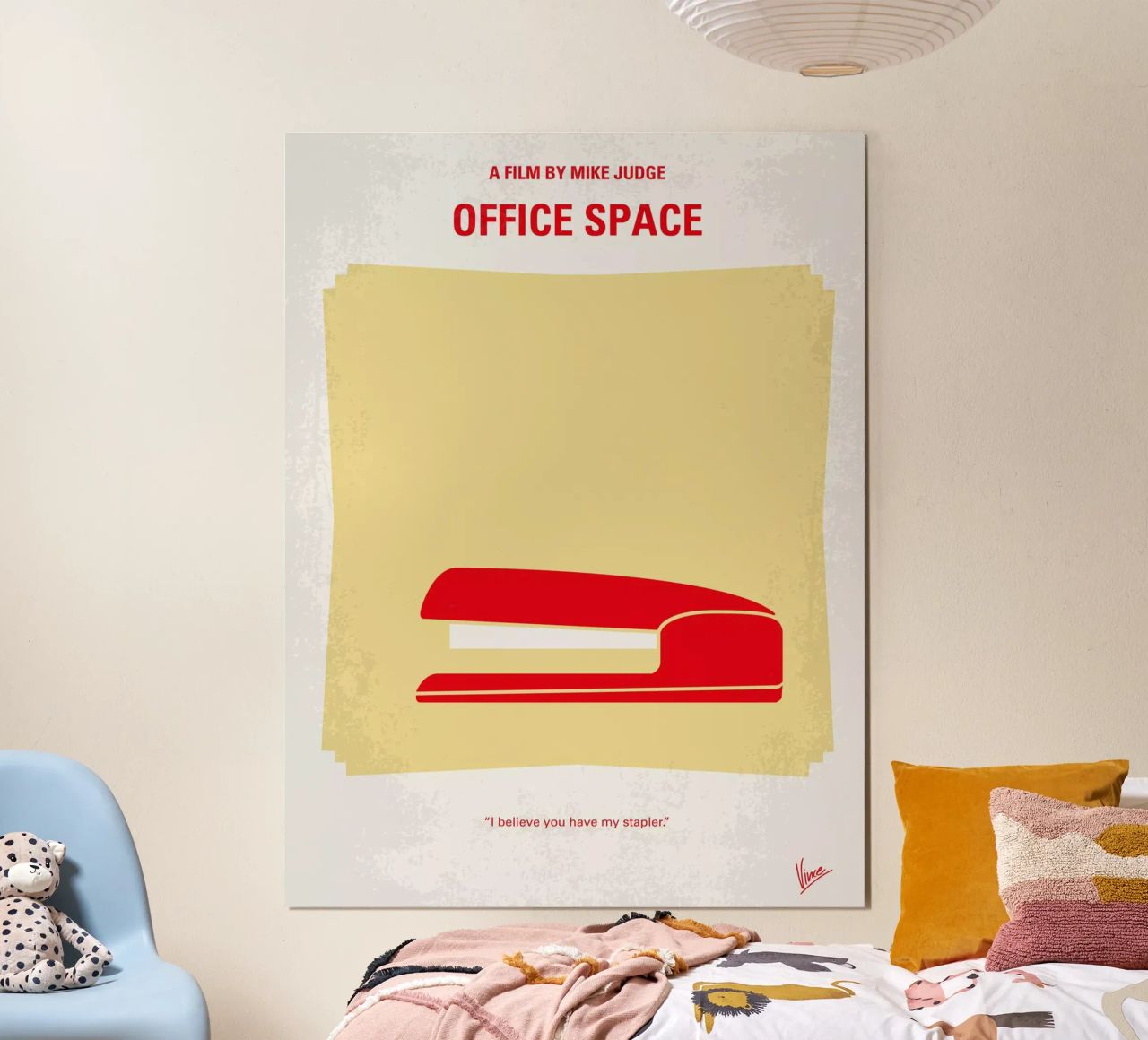No255 My OFFICE SPACE minimal movie poster poster by Chungkong