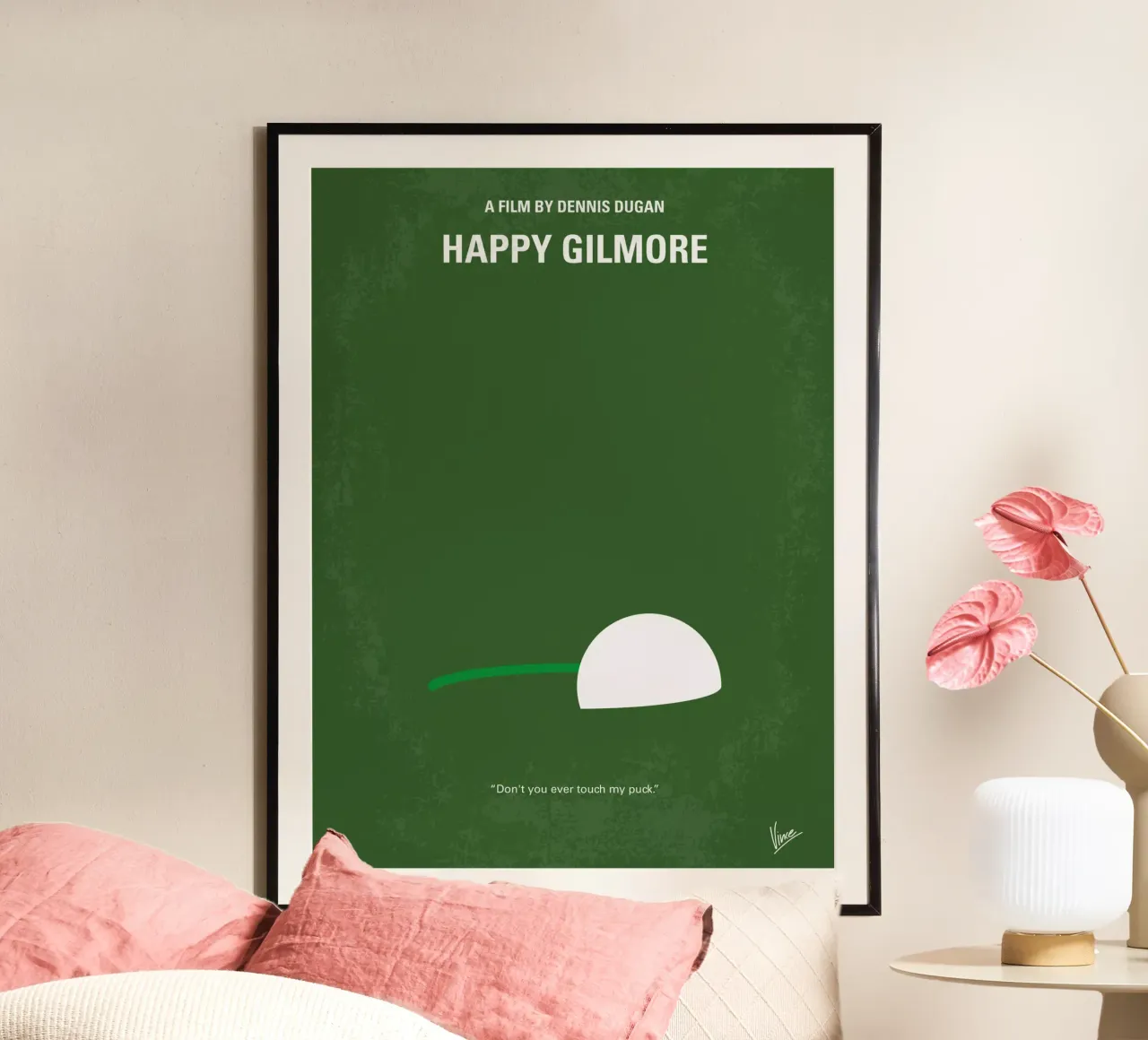 No256 My Happy Gilmore minimal movie poster poster da Chungkong