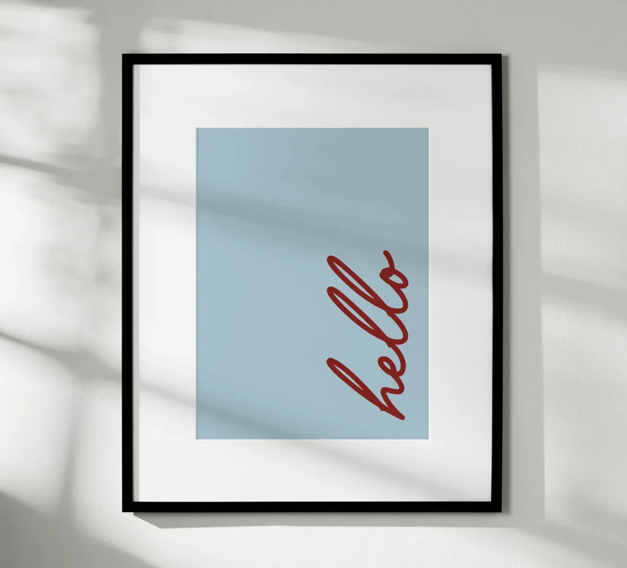 hello Poster von CSK DESIGN