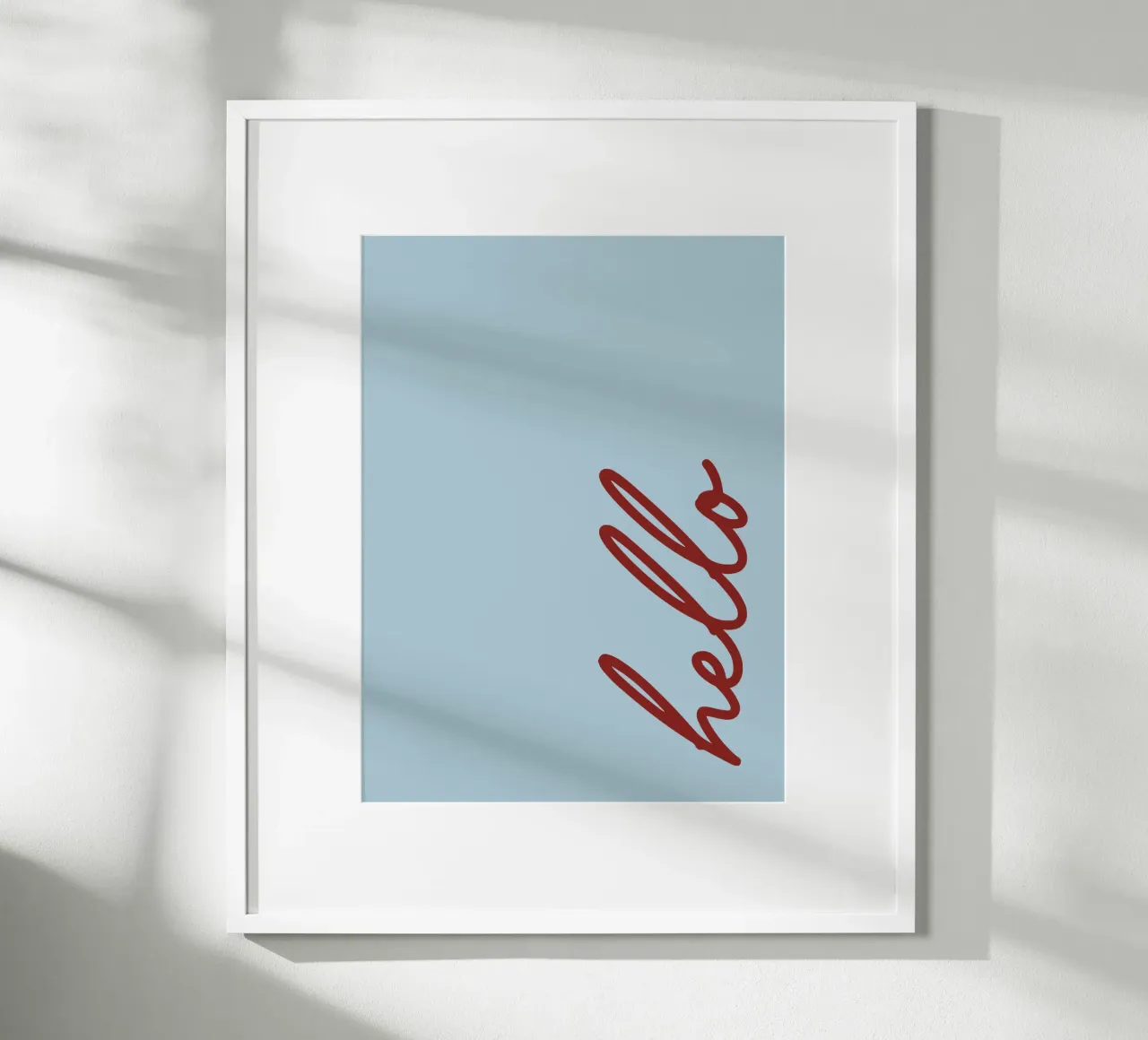 hello Poster von CSK DESIGN