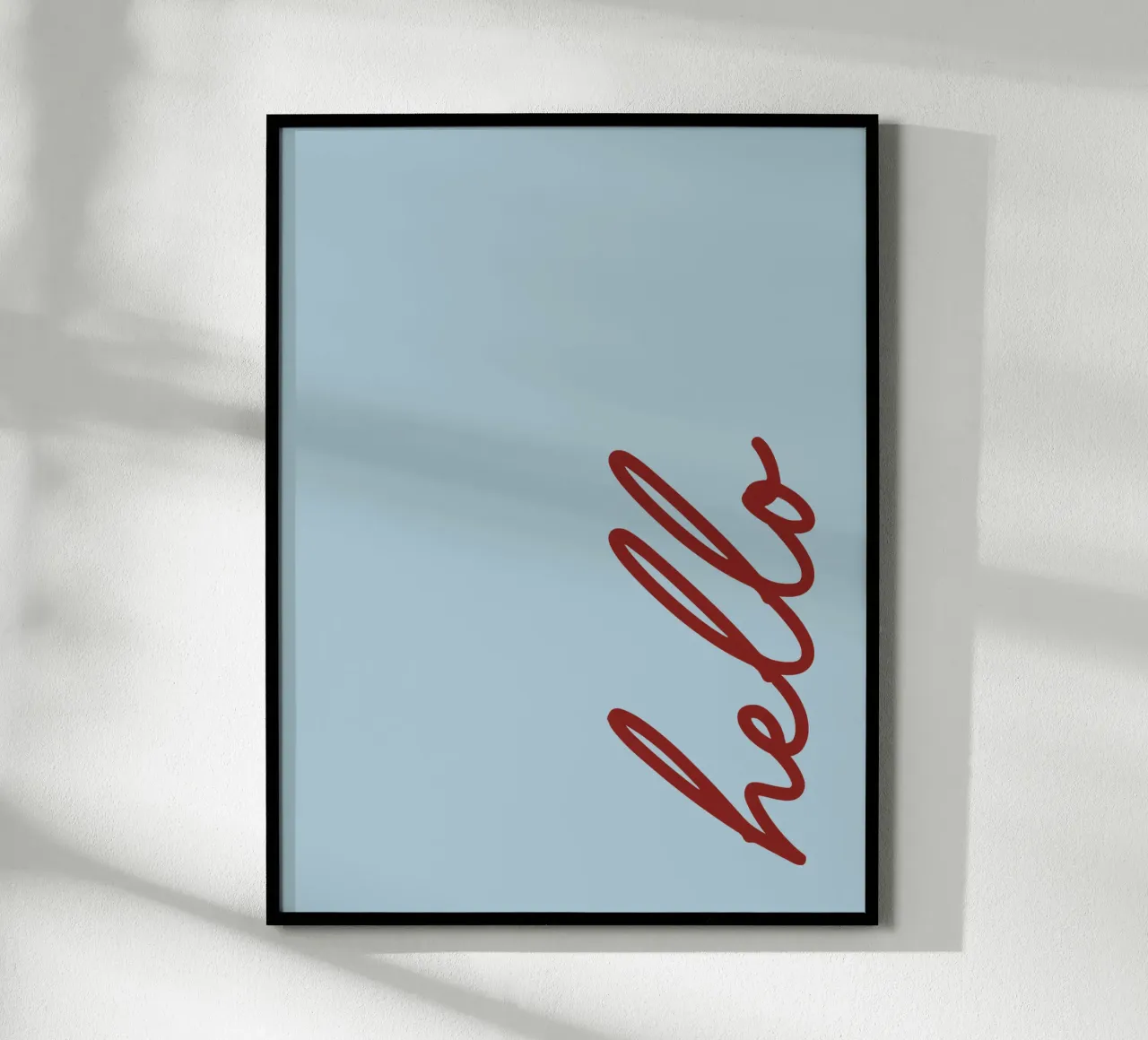 hello Poster von CSK DESIGN