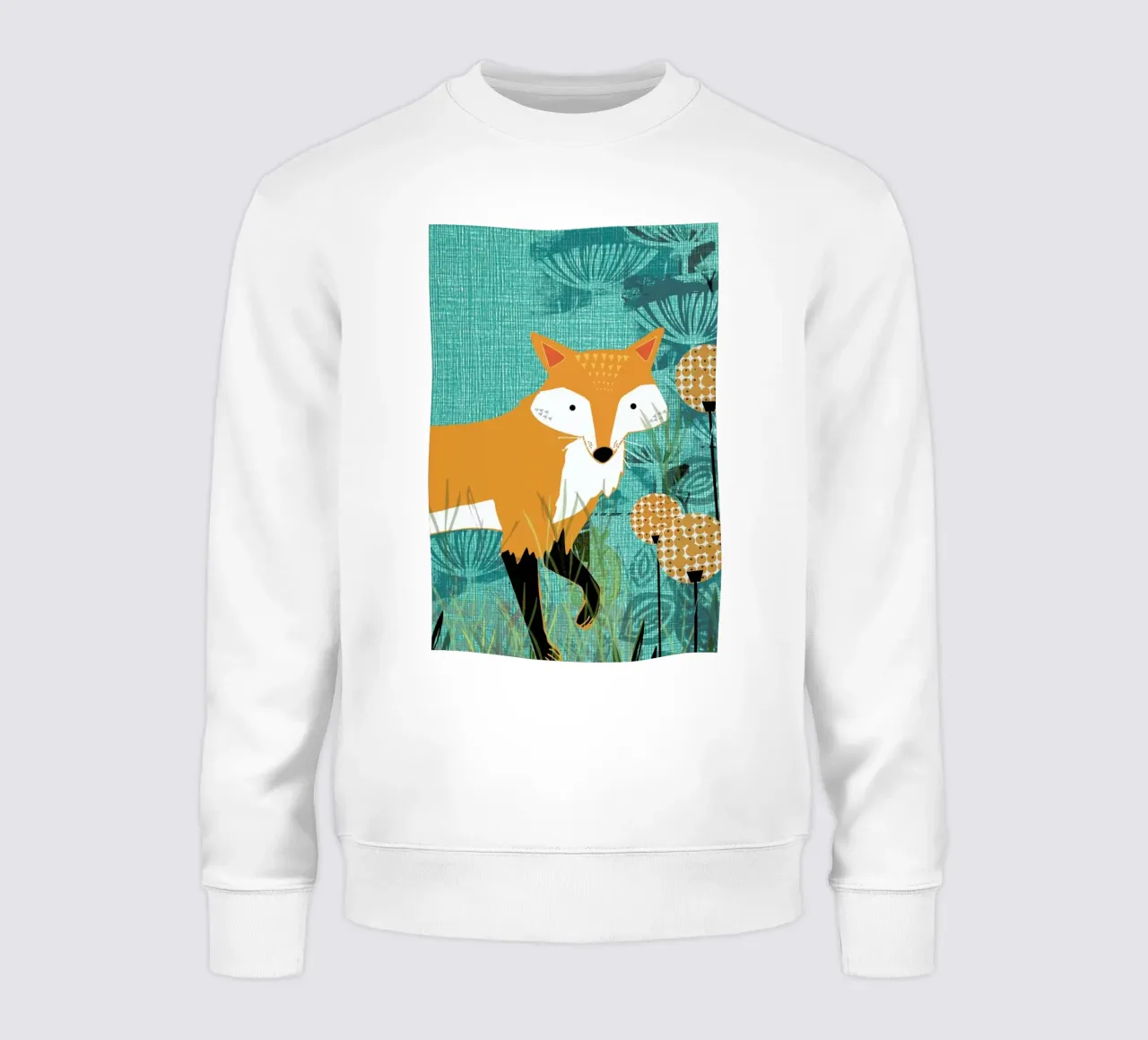 Tourquiose Fox felpa da Rocket68