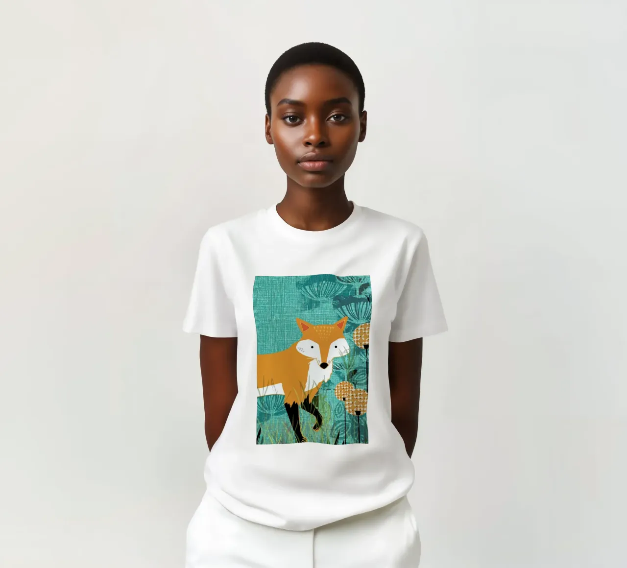 Tourquiose Fox t-shirt da Rocket68
