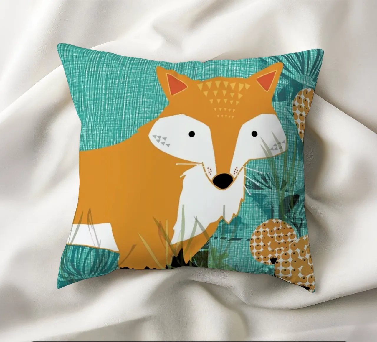 Tourquiose Fox cuscino da Rocket68