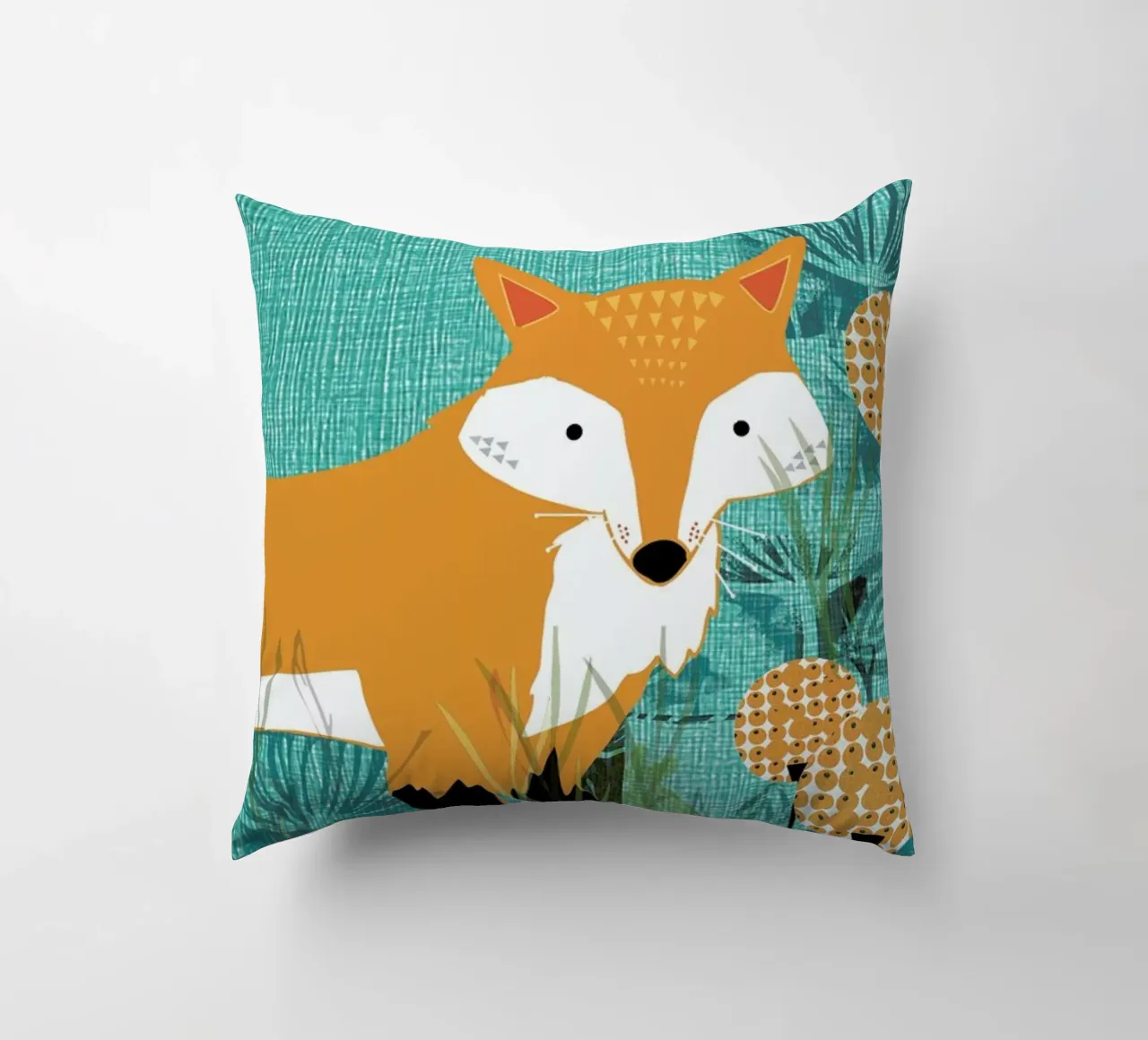 Tourquiose Fox cuscino da Rocket68