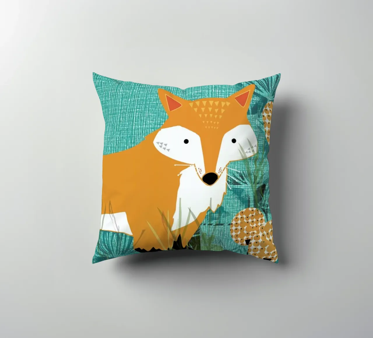 Tourquiose Fox cuscino da Rocket68