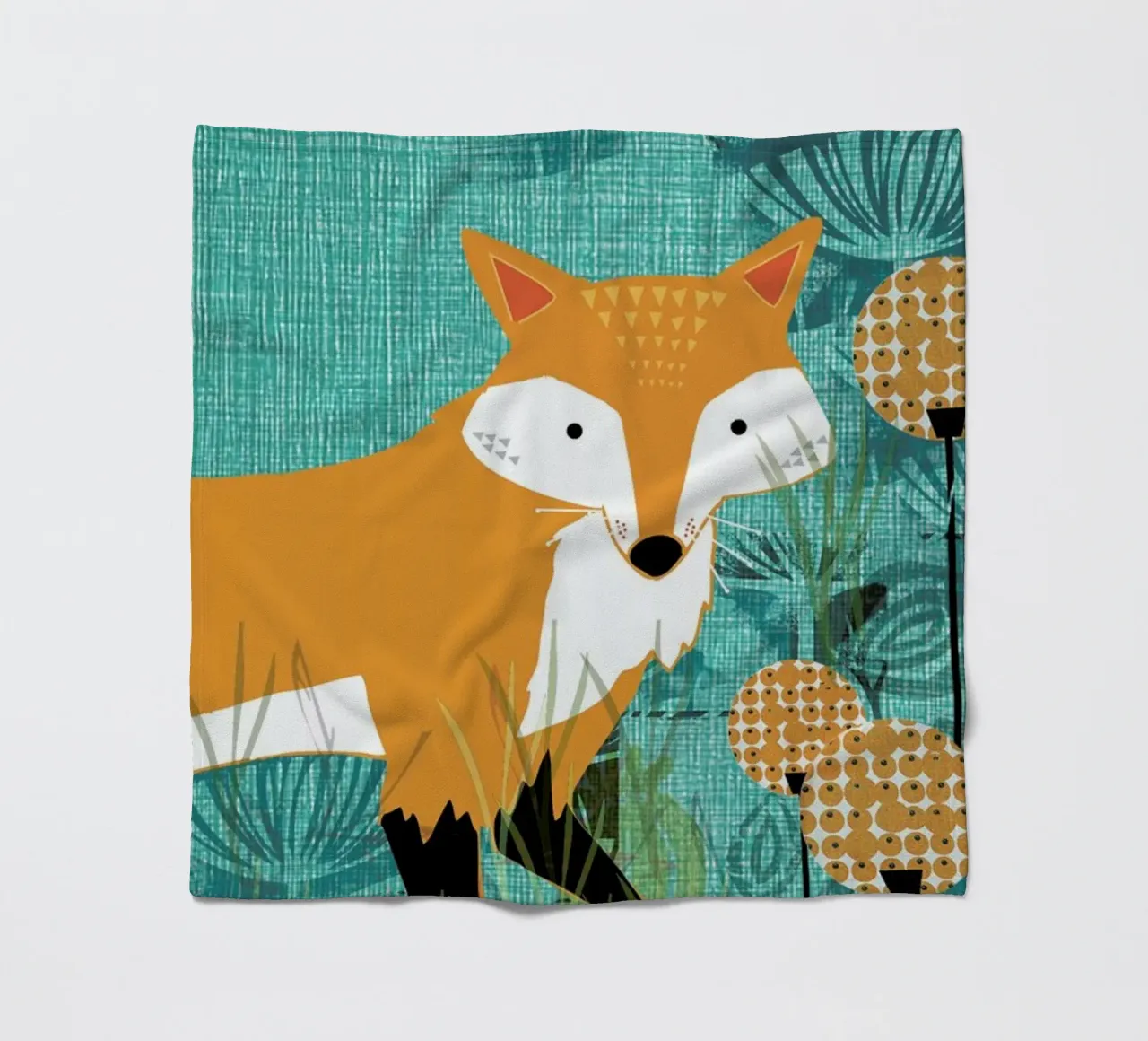 Tourquiose Fox coperta in pile da Rocket68