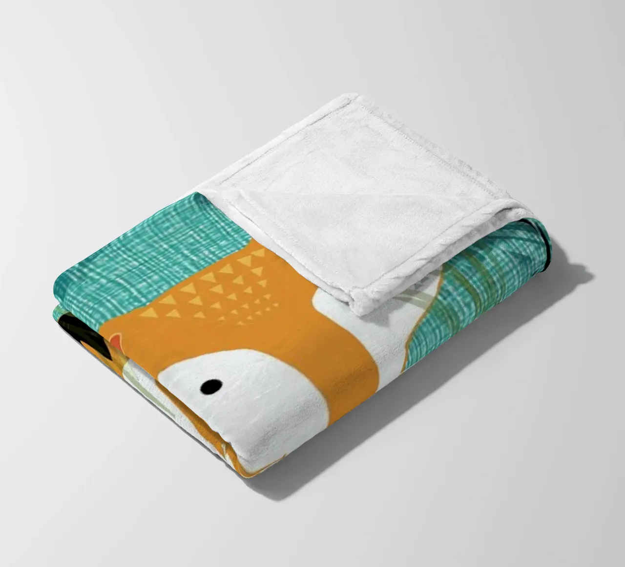 Tourquiose Fox coperta in pile da Rocket68