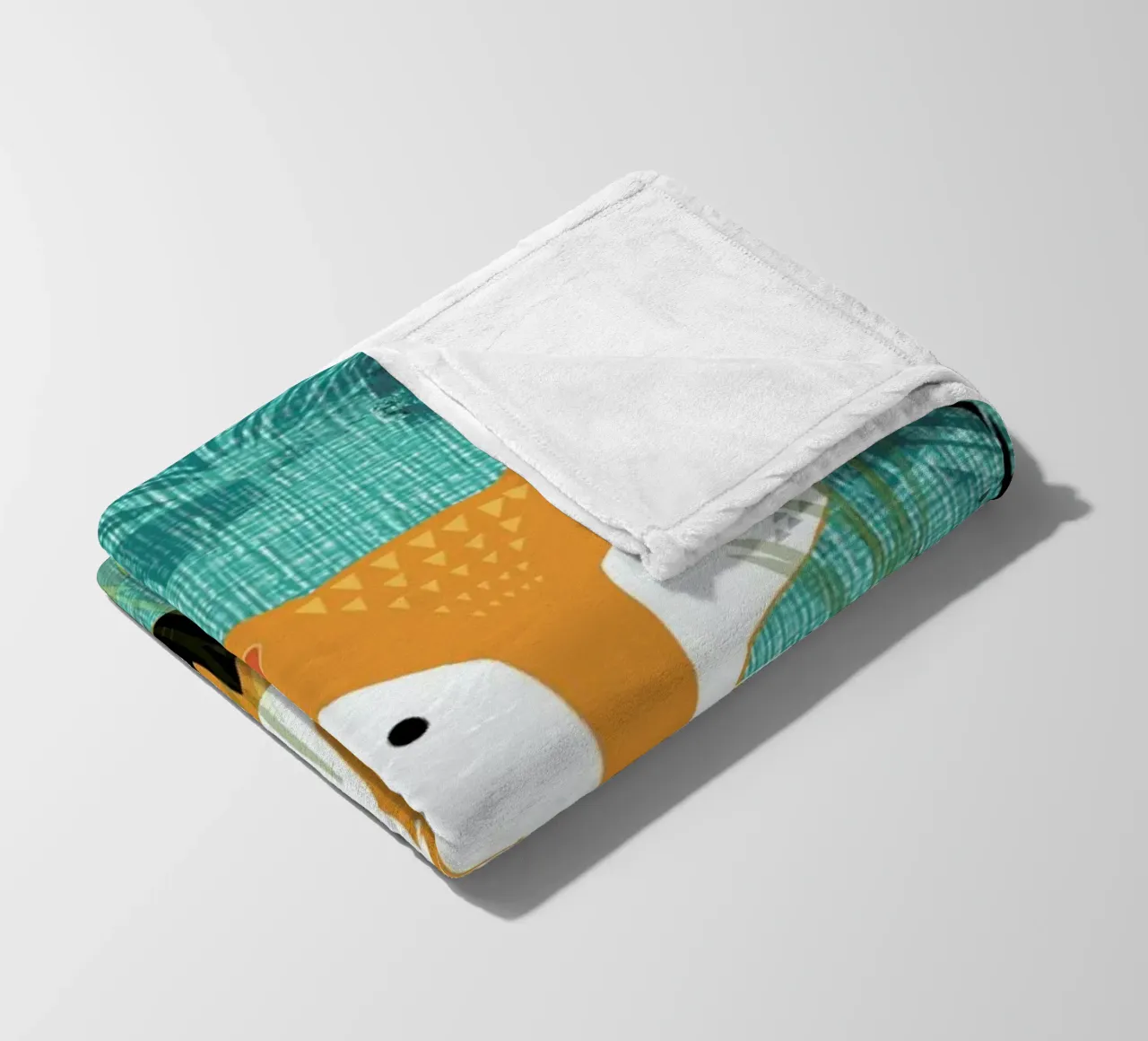 Tourquiose Fox coperta in pile da Rocket68