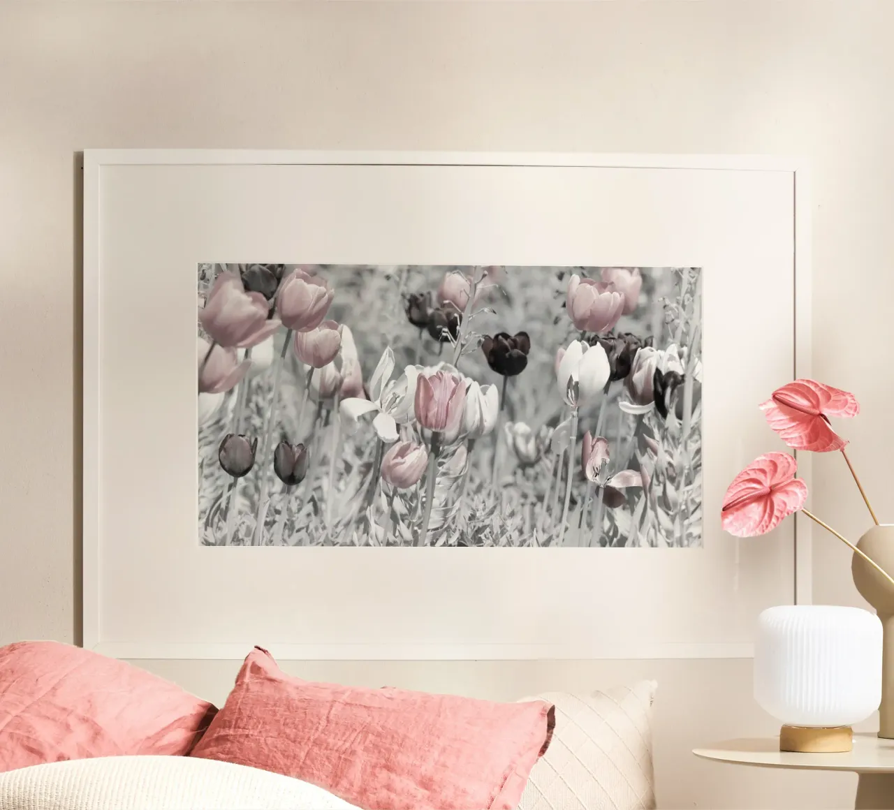 Tulips poster by Atteloi